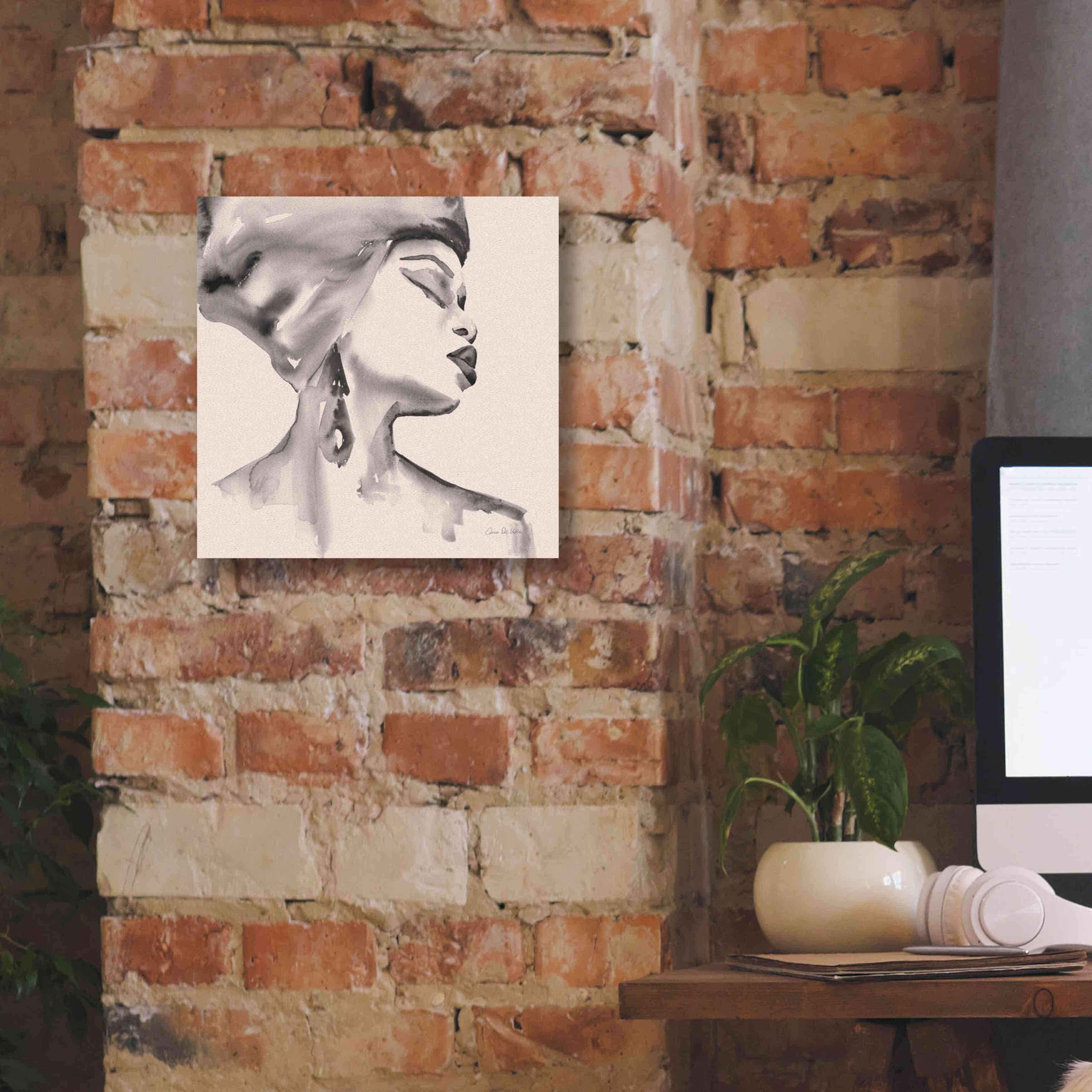 'Woman III Pink' by Alan Majchrowicz, Giclee Canvas Wall Art,12x12