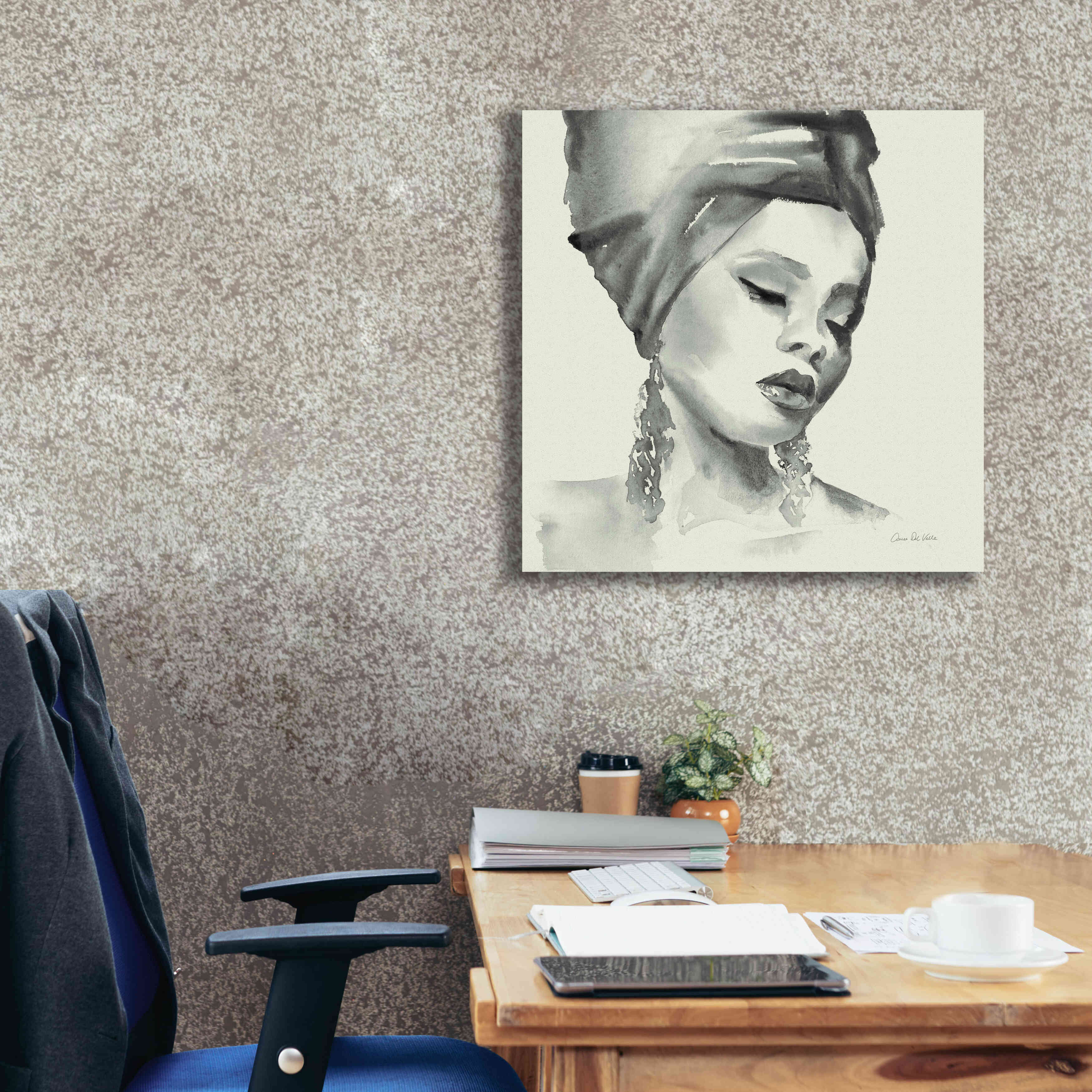 'Woman II Green' by Alan Majchrowicz, Giclee Canvas Wall Art,26x26