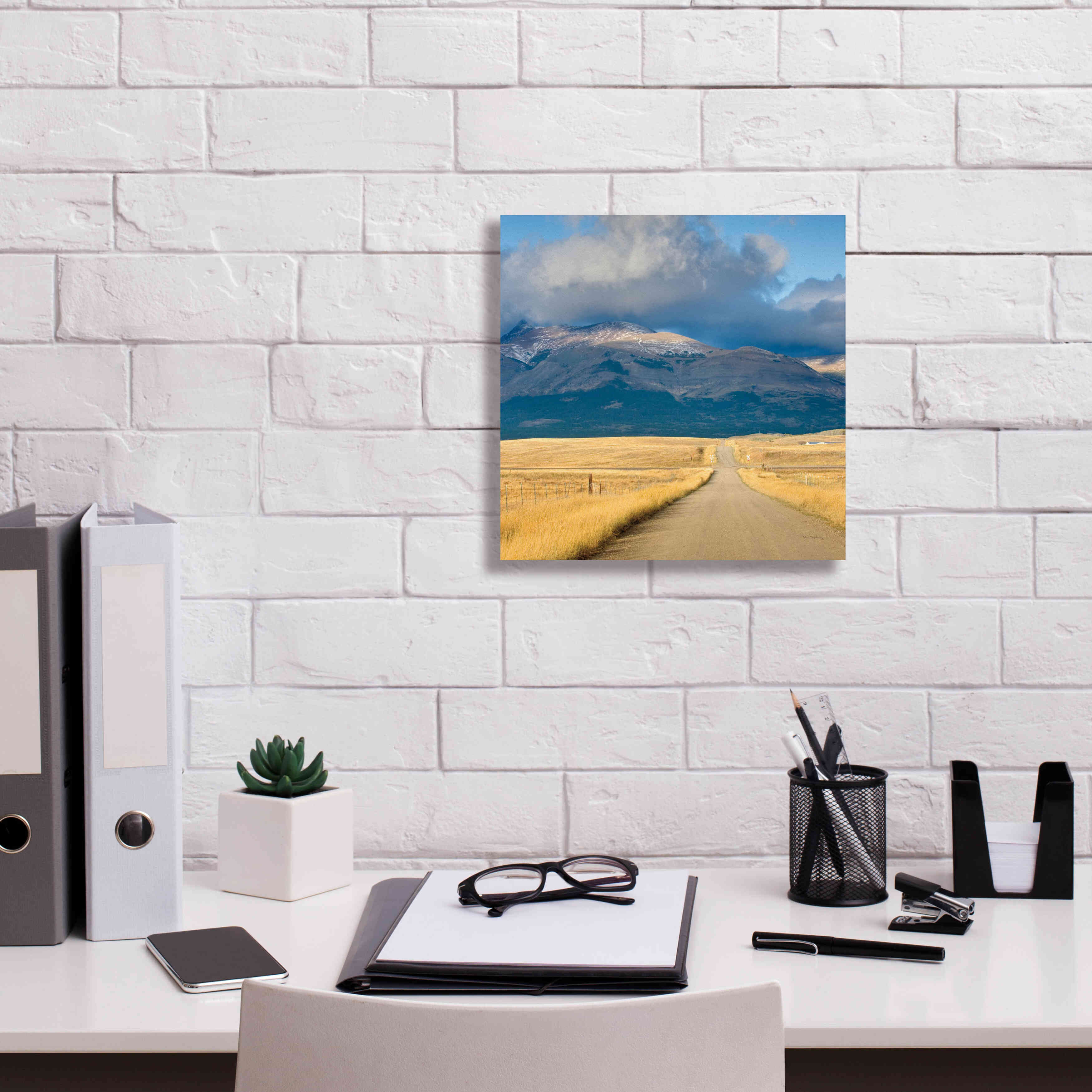 'Crossroads In Color Crop' by Alan Majchrowicz, Giclee Canvas Wall Art,12x12
