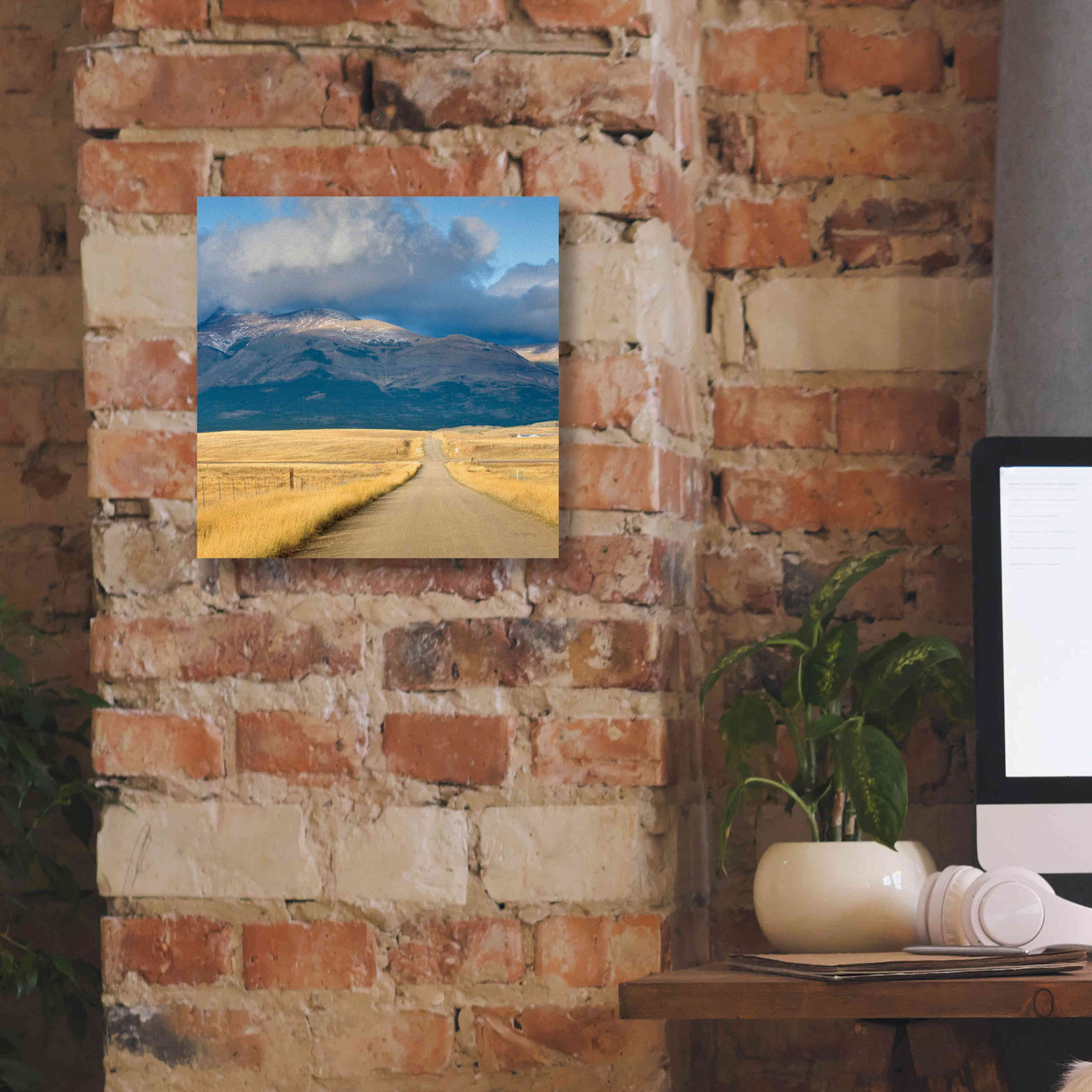 'Crossroads In Color Crop' by Alan Majchrowicz, Giclee Canvas Wall Art,12x12