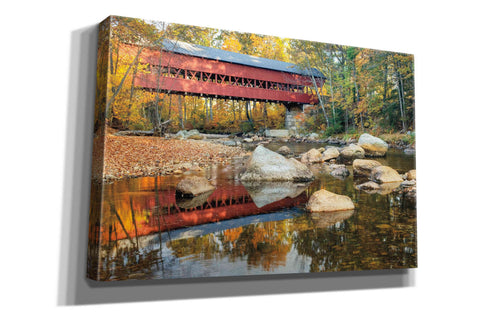 Image of 'Swift River Covered Bridge' by Alan Majchrowicz, Giclee Canvas Wall Art