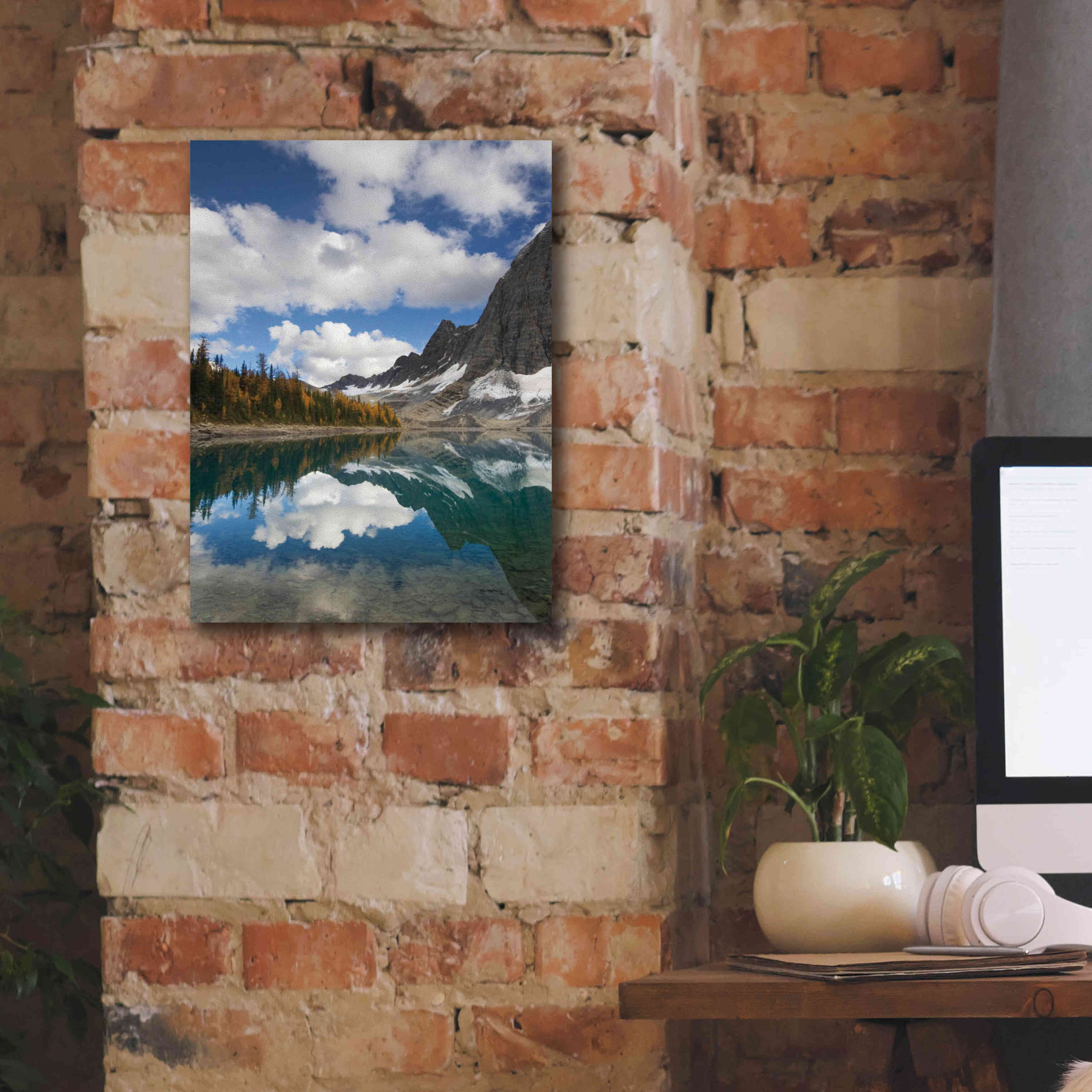 'Floe Lake Reflection I' by Alan Majchrowicz, Giclee Canvas Wall Art,12x16