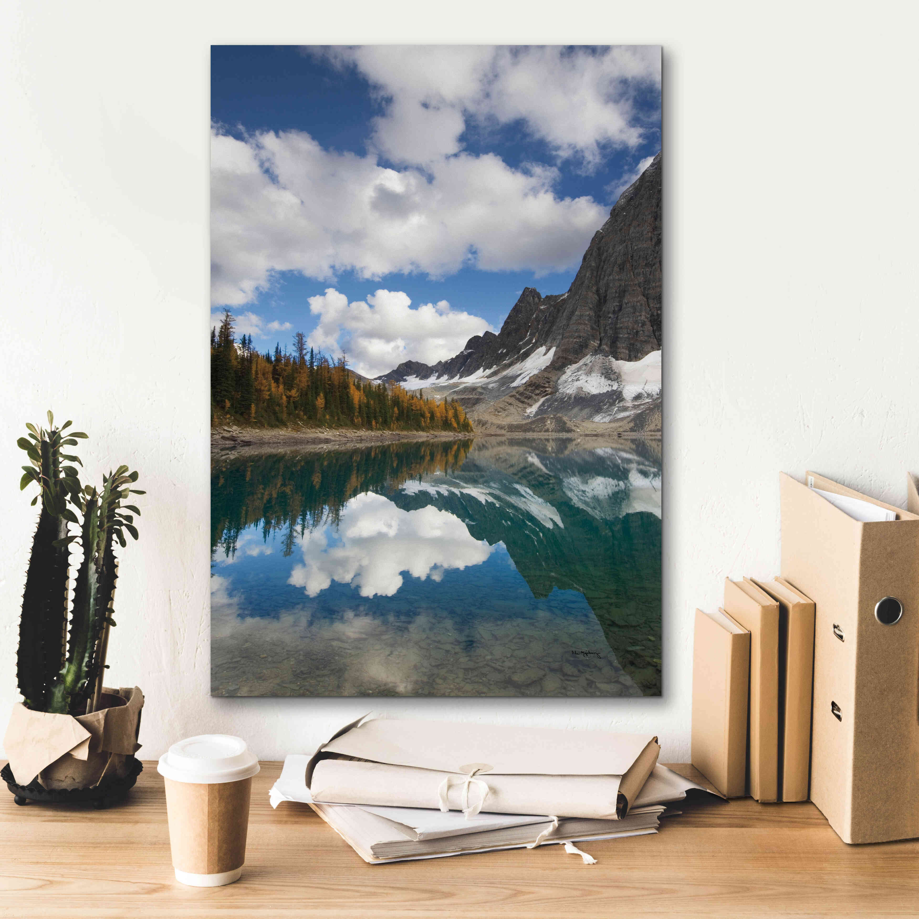 'Floe Lake Reflection I' by Alan Majchrowicz, Giclee Canvas Wall Art,18x26