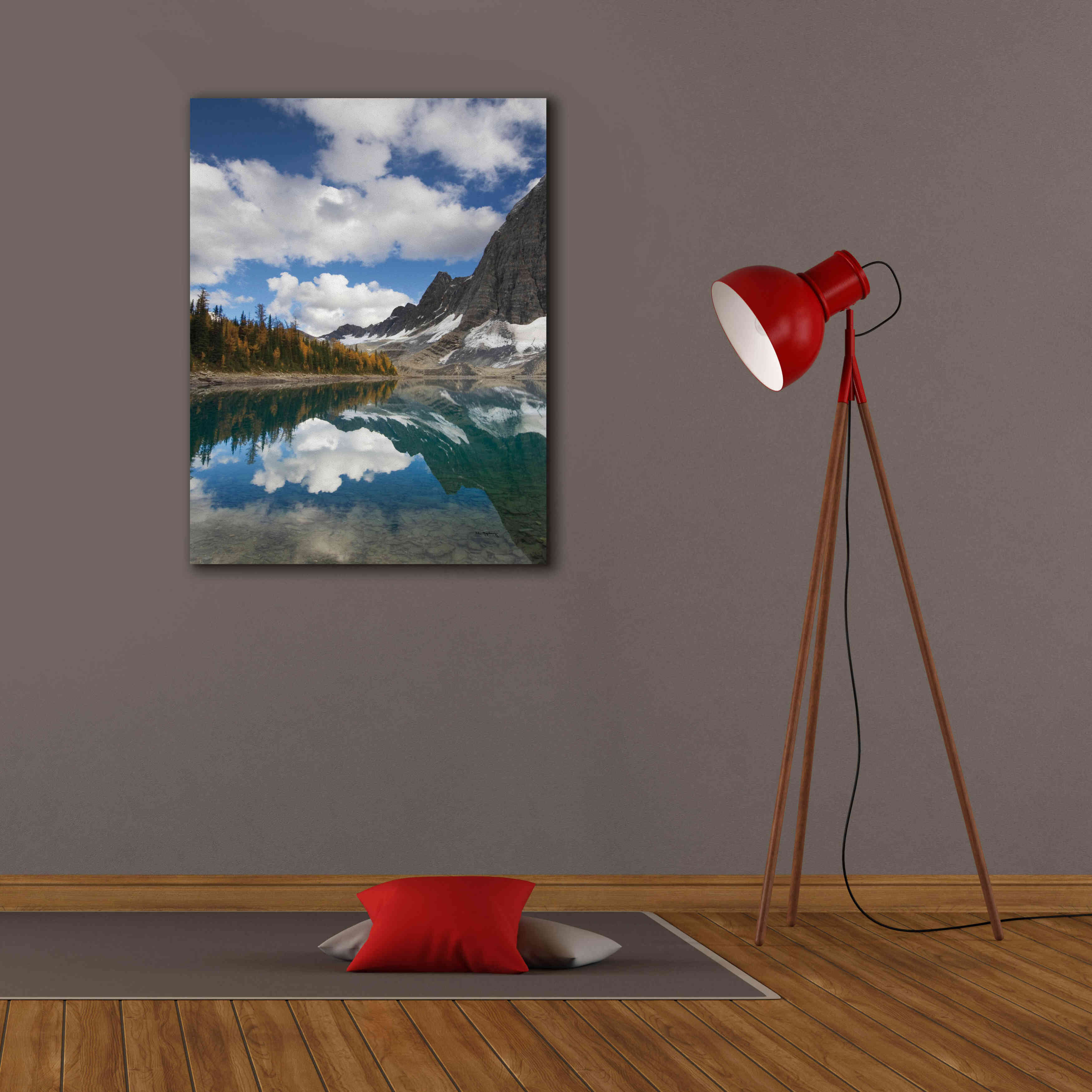 'Floe Lake Reflection I' by Alan Majchrowicz, Giclee Canvas Wall Art,26x34
