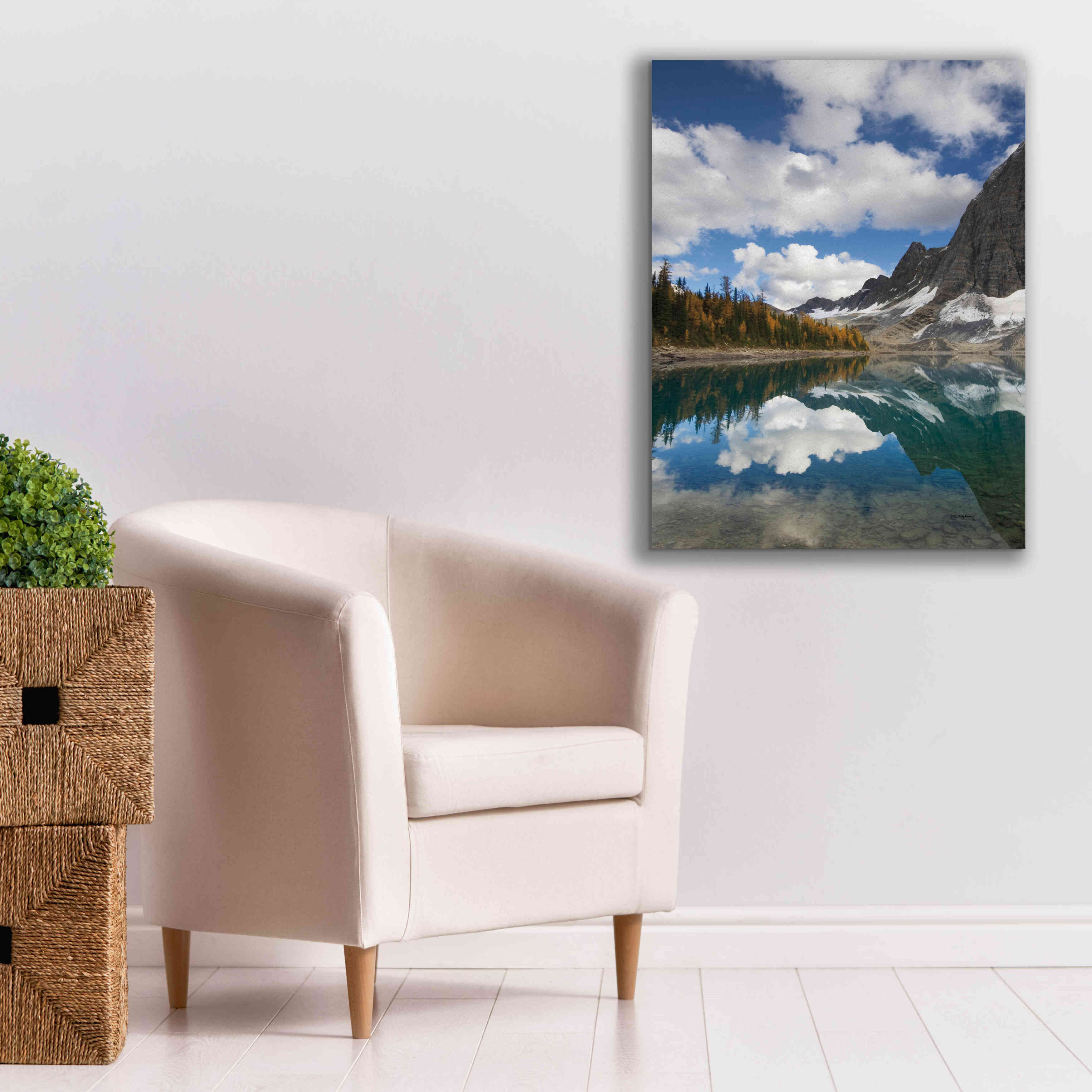 'Floe Lake Reflection I' by Alan Majchrowicz, Giclee Canvas Wall Art,26x34