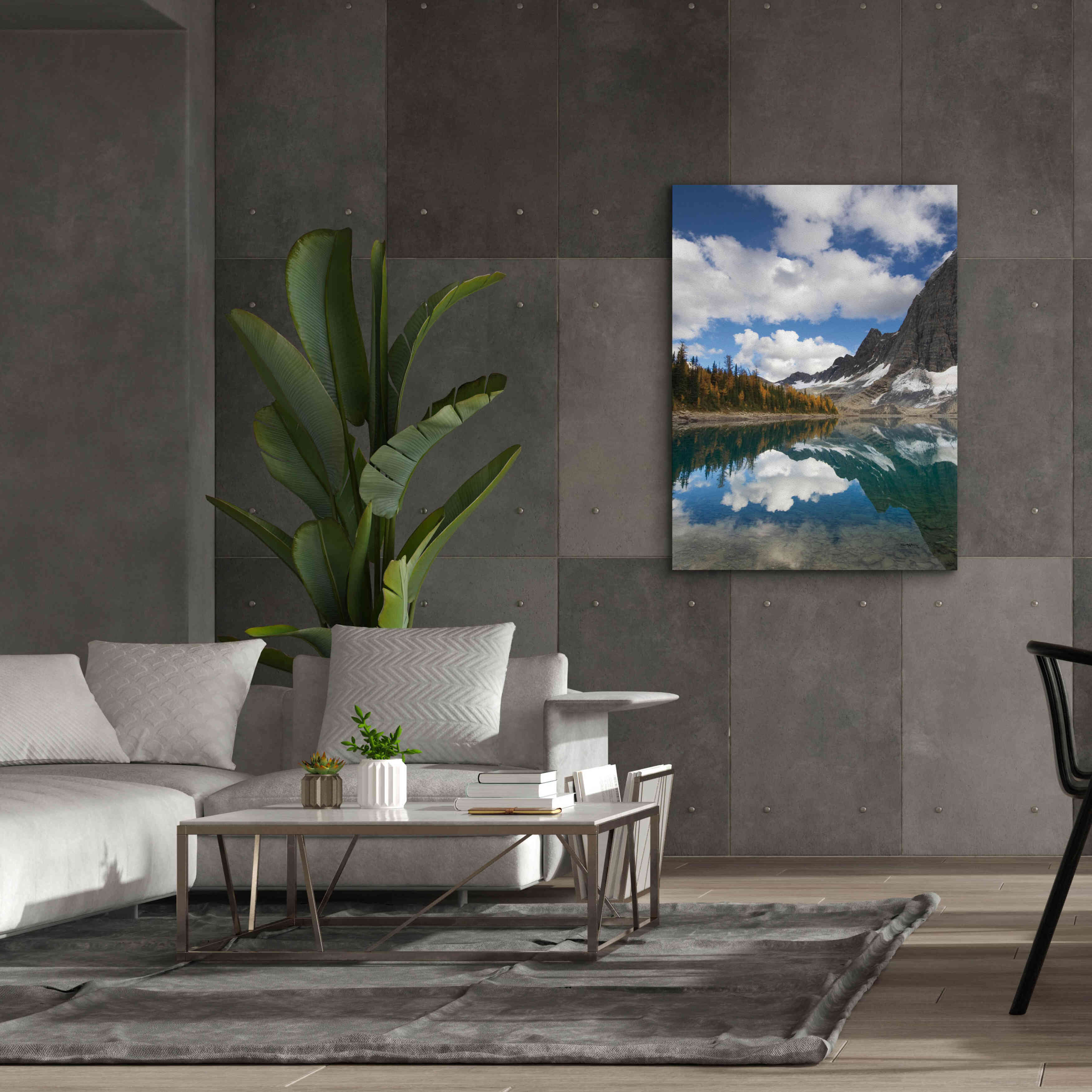 'Floe Lake Reflection I' by Alan Majchrowicz, Giclee Canvas Wall Art,40x54