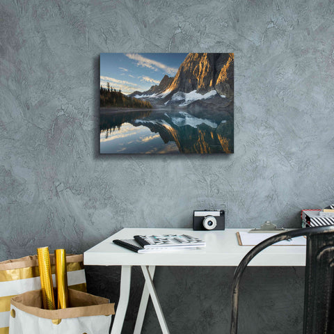 Image of 'Floe Lake Reflection III Crop' by Alan Majchrowicz, Giclee Canvas Wall Art,16x12