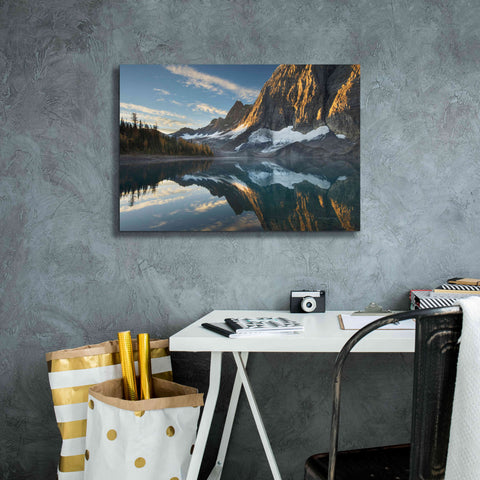 Image of 'Floe Lake Reflection III Crop' by Alan Majchrowicz, Giclee Canvas Wall Art,26x18