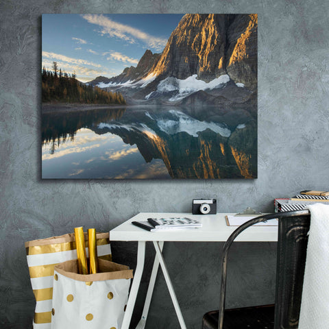 Image of 'Floe Lake Reflection III Crop' by Alan Majchrowicz, Giclee Canvas Wall Art,34x26