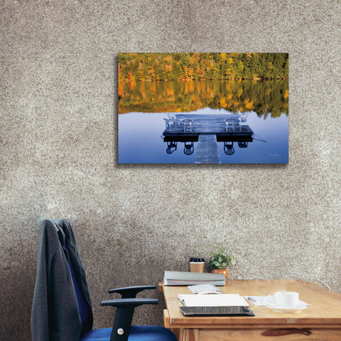 Image of 'Amherst Lake' by Alan Majchrowicz, Giclee Canvas Wall Art,40x26