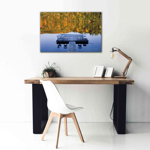 Image of 'Amherst Lake' by Alan Majchrowicz, Giclee Canvas Wall Art,40x26