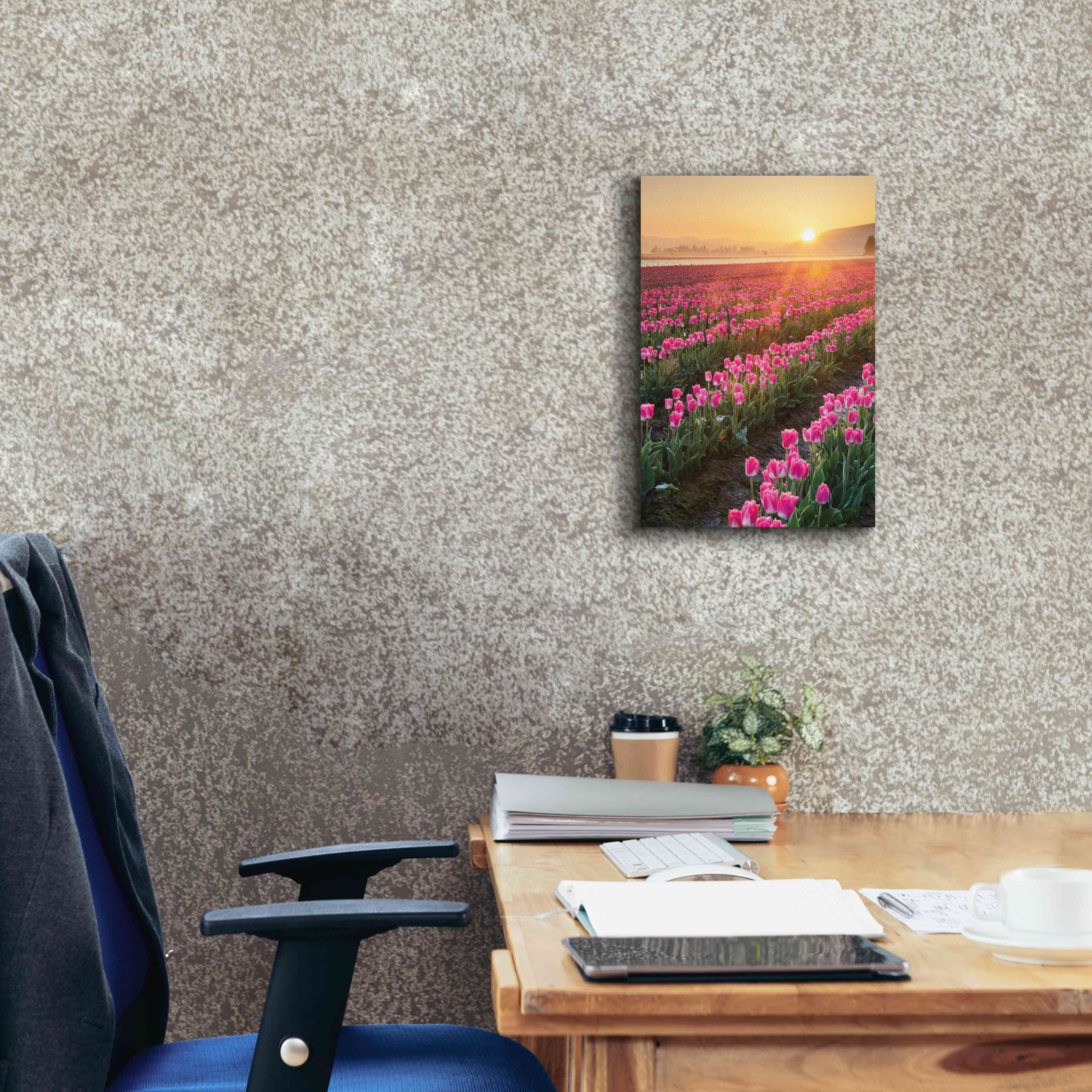 'Skagit Valley Tulips II' by Alan Majchrowicz,Giclee Canvas Wall Art,12x18