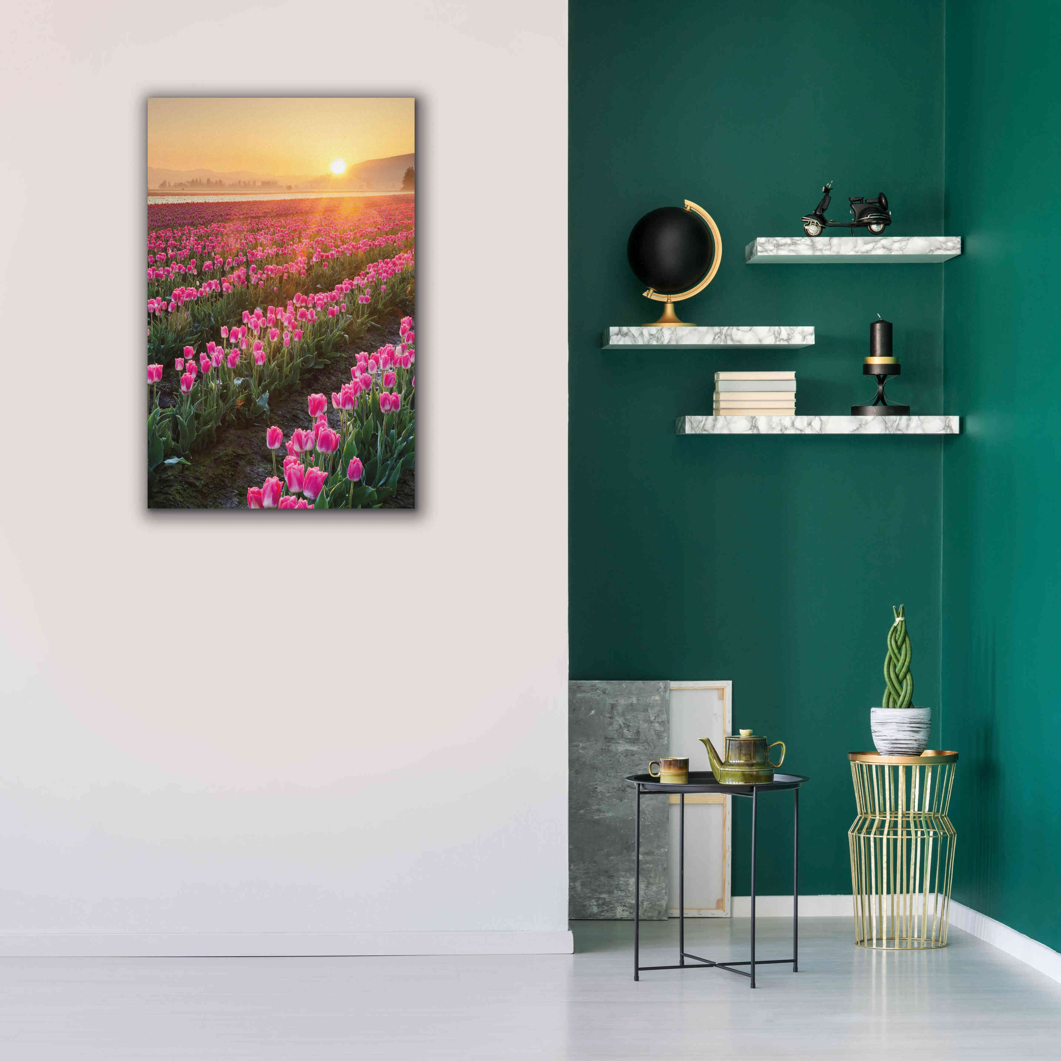 'Skagit Valley Tulips II' by Alan Majchrowicz,Giclee Canvas Wall Art,26x40