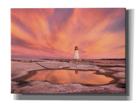 'Peggys Cove Nova Scotia Crop' by Alan Majchrowicz,Giclee Canvas Wall Art