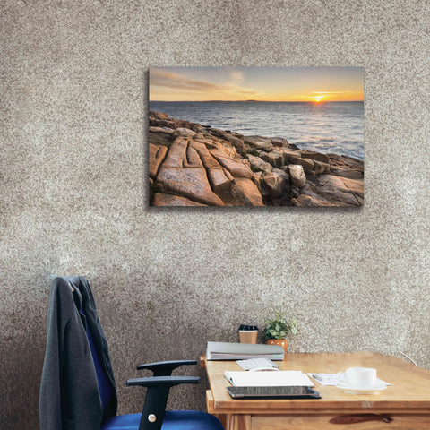 Image of 'Acadia Sunrise' by Alan Majchrowicz,Giclee Canvas Wall Art,40x26