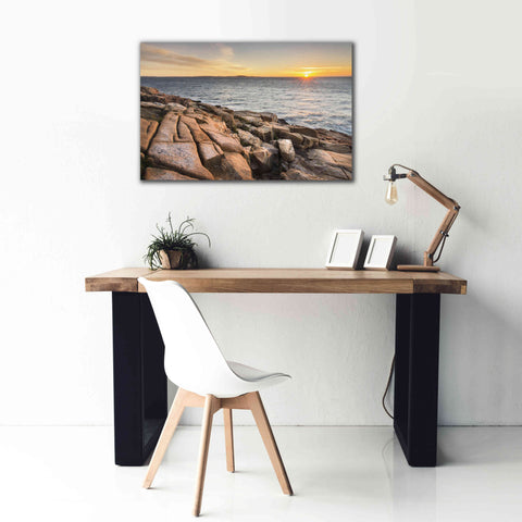 Image of 'Acadia Sunrise' by Alan Majchrowicz,Giclee Canvas Wall Art,40x26