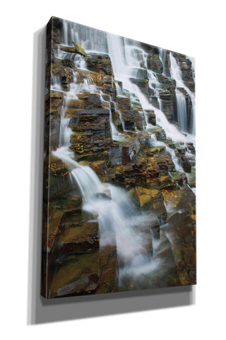 Image of 'Falls on McDonald Creek color' by Alan Majchrowicz,Giclee Canvas Wall Art