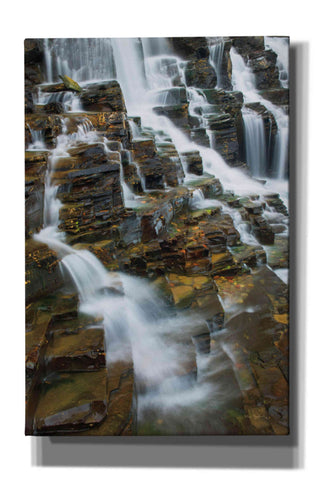 Image of 'Falls on McDonald Creek color' by Alan Majchrowicz,Giclee Canvas Wall Art