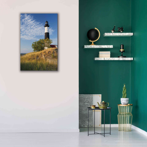 Image of 'Big Sable Point Lighthouse II' by Alan Majchrowicz,Giclee Canvas Wall Art,26x40