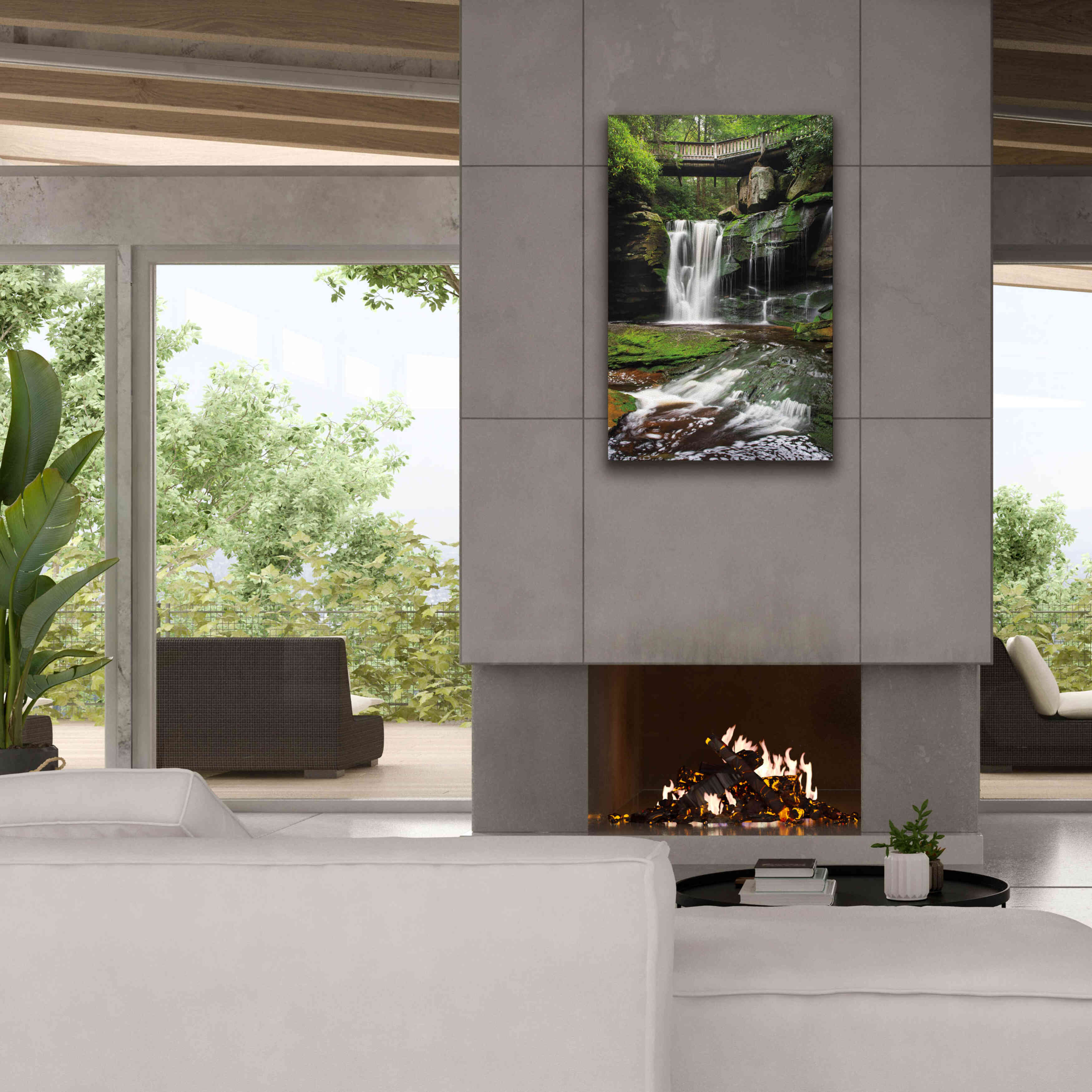 'Elakala Falls West I' by Alan Majchrowicz,Giclee Canvas Wall Art,26x40