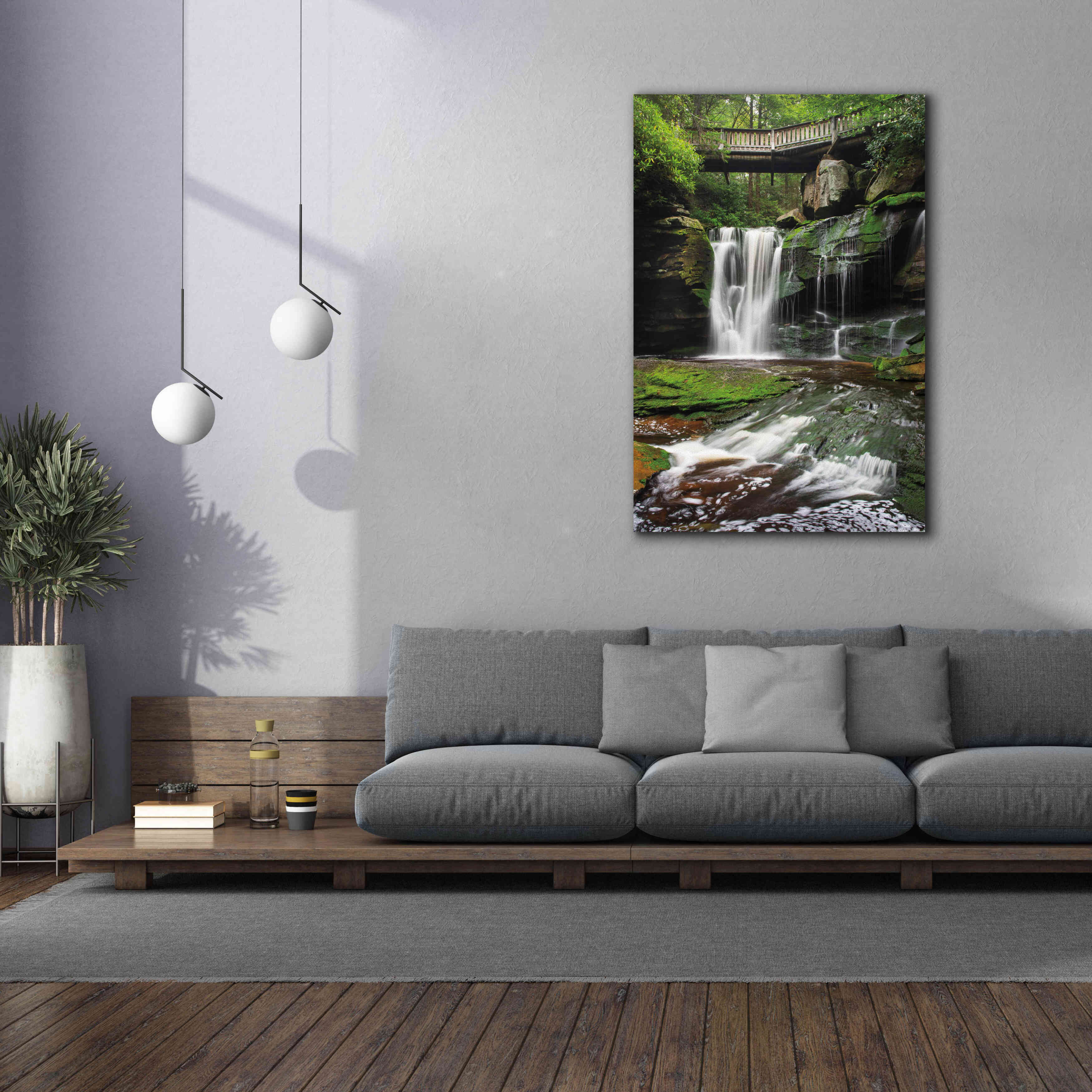 'Elakala Falls West I' by Alan Majchrowicz,Giclee Canvas Wall Art,40x60