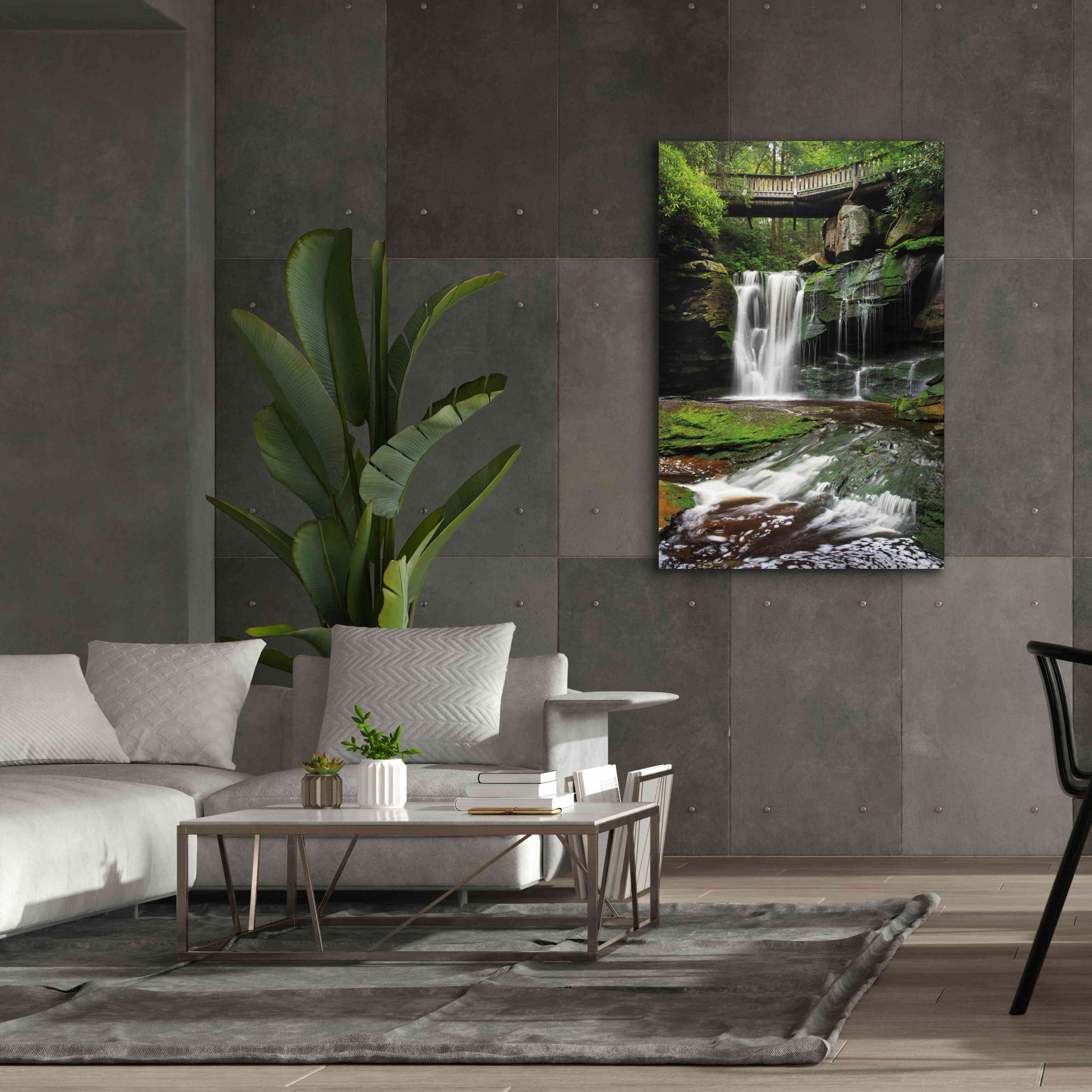 'Elakala Falls West I' by Alan Majchrowicz,Giclee Canvas Wall Art,40x60