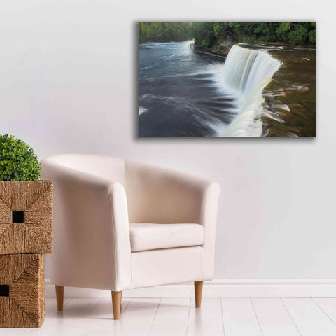 Image of 'Tahquamenon Falls Michigan I' by Alan Majchrowicz,Giclee Canvas Wall Art,40x26