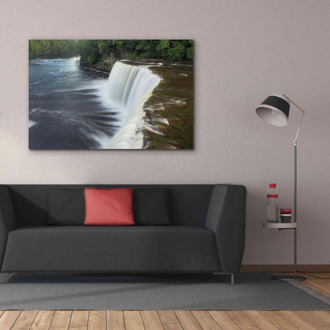 Image of 'Tahquamenon Falls Michigan I' by Alan Majchrowicz,Giclee Canvas Wall Art,60x40