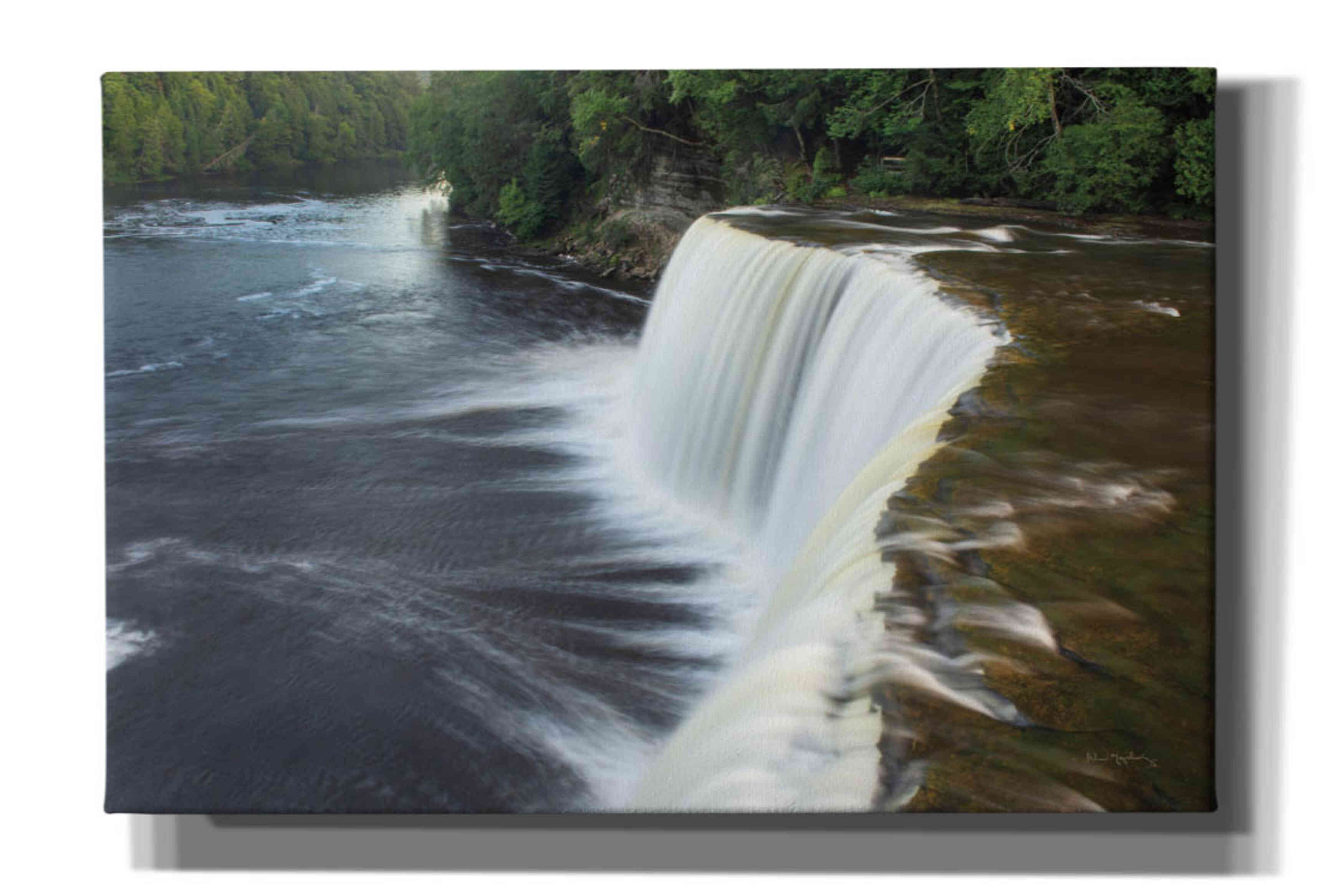 'Tahquamenon Falls Michigan I' by Alan Majchrowicz,Giclee Canvas Wall Art