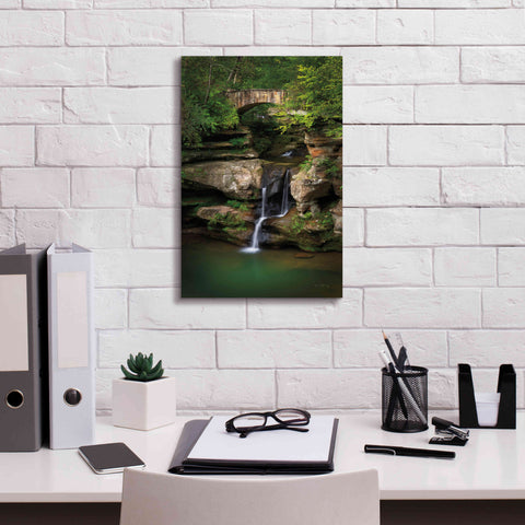 Image of 'Upper Falls Old Mans Cave' by Alan Majchrowicz,Giclee Canvas Wall Art,12x18