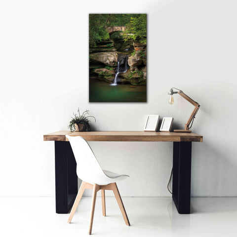 Image of 'Upper Falls Old Mans Cave' by Alan Majchrowicz,Giclee Canvas Wall Art,26x40
