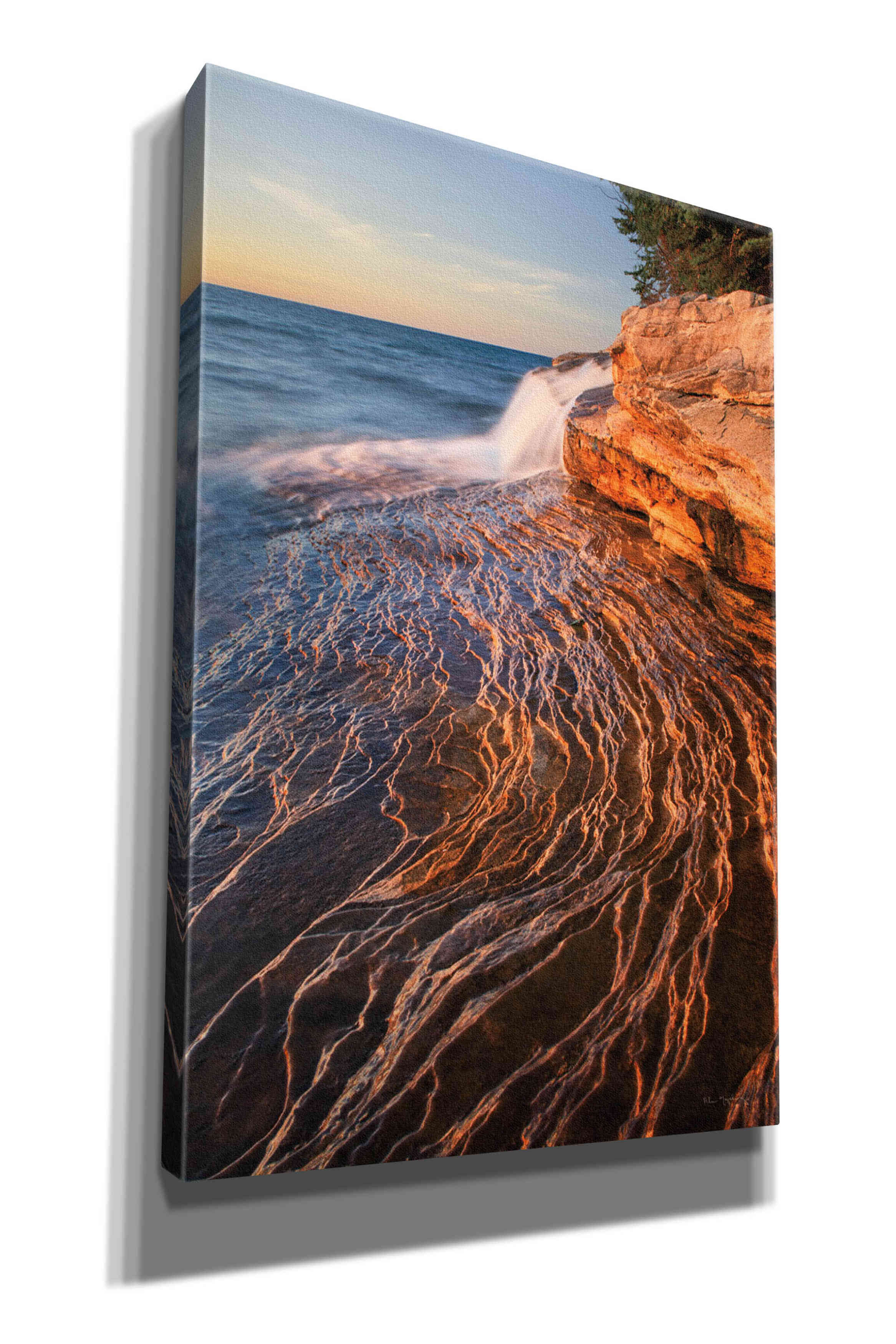 'Pictured Rocks Michigan I' by Alan Majchrowicz,Giclee Canvas Wall Art