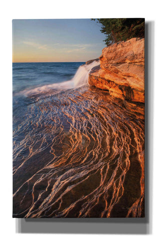 Image of 'Pictured Rocks Michigan I' by Alan Majchrowicz,Giclee Canvas Wall Art