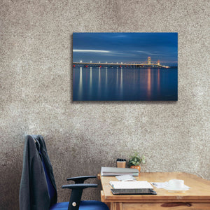 'Mackinac Bridge' by Alan Majchrowicz,Giclee Canvas Wall Art,40x26