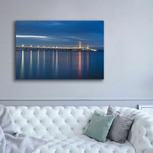 'Mackinac Bridge' by Alan Majchrowicz,Giclee Canvas Wall Art,60x40