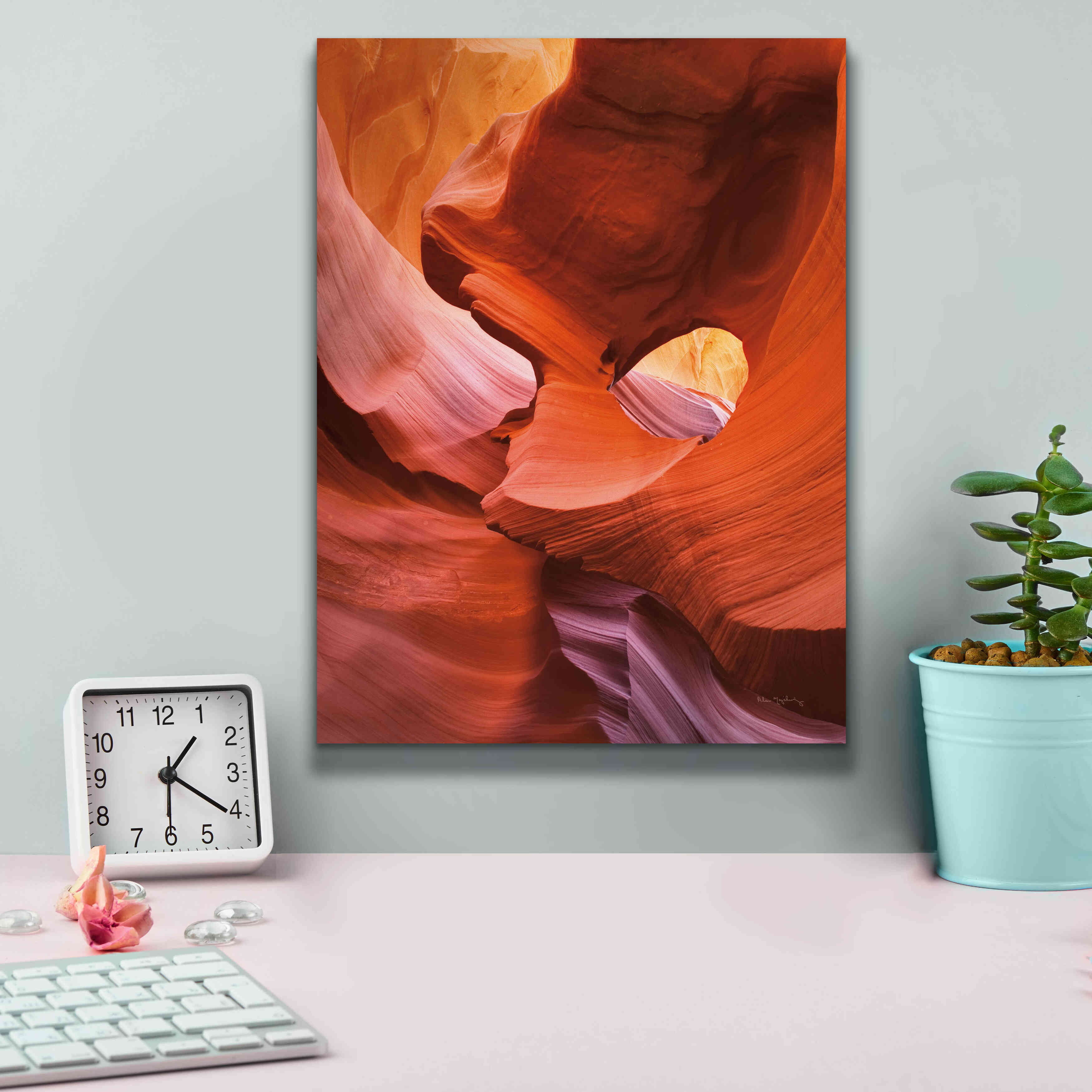 'Lower Antelope Canyon IV Crop' by Alan Majchrowicz,Giclee Canvas Wall Art,12x16