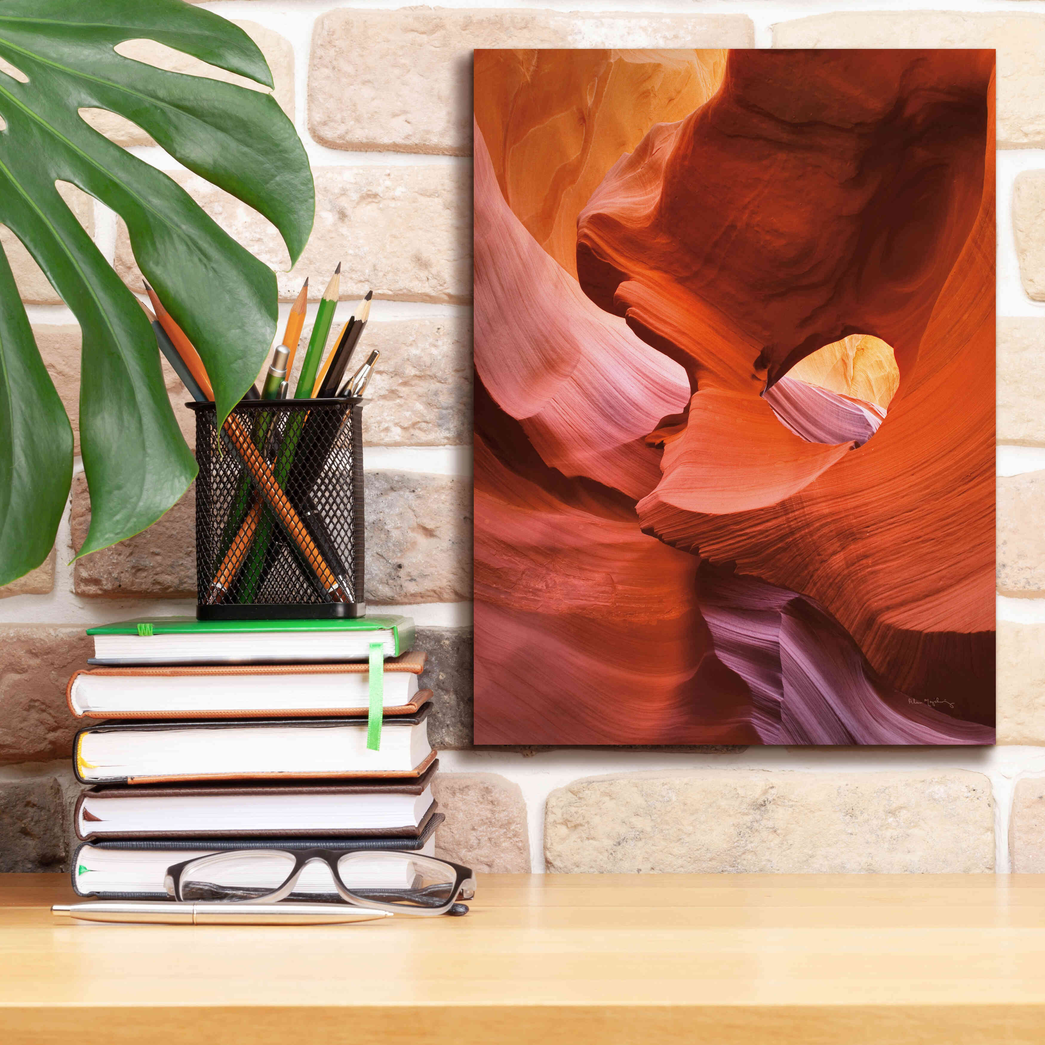 'Lower Antelope Canyon IV Crop' by Alan Majchrowicz,Giclee Canvas Wall Art,12x16