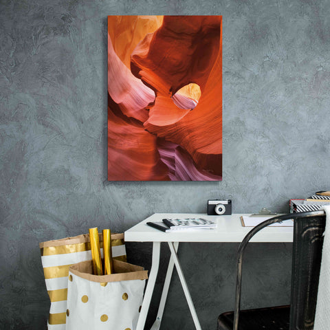 Image of 'Lower Antelope Canyon IV Crop' by Alan Majchrowicz,Giclee Canvas Wall Art,18x26