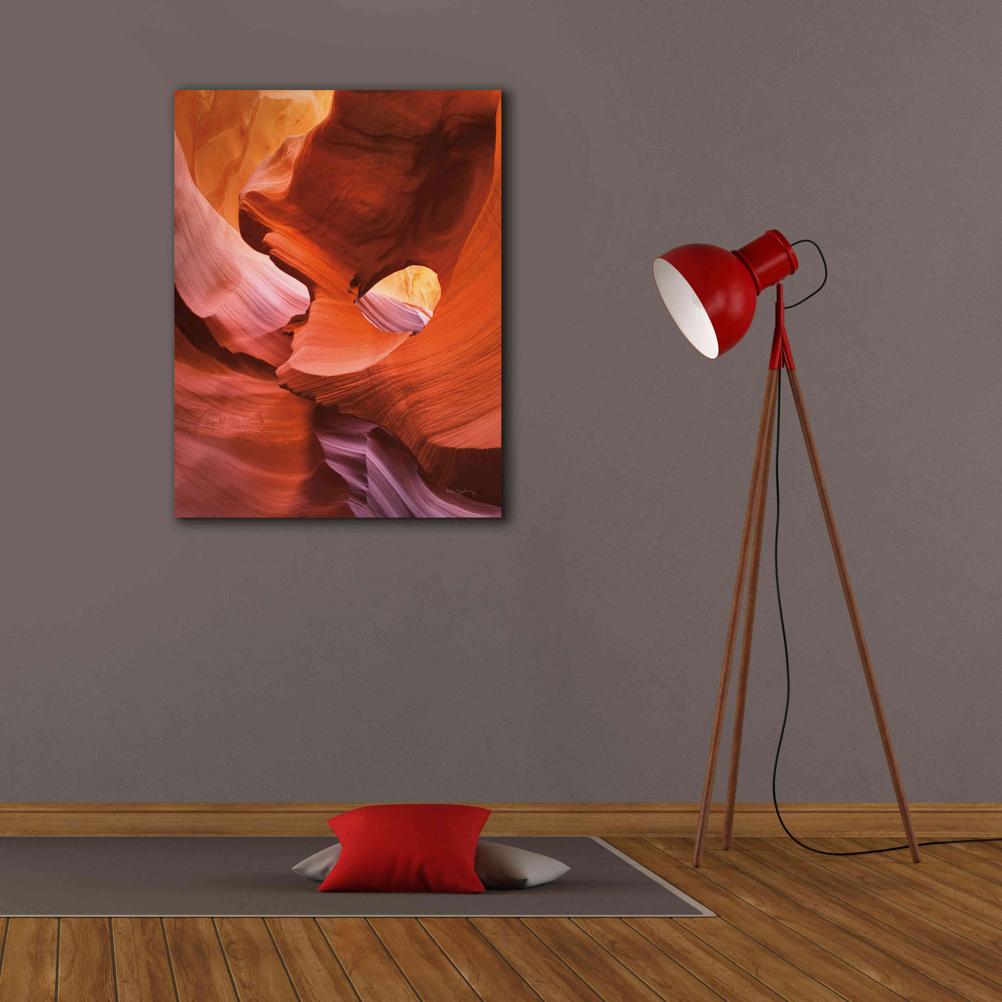 'Lower Antelope Canyon IV Crop' by Alan Majchrowicz,Giclee Canvas Wall Art,26x34