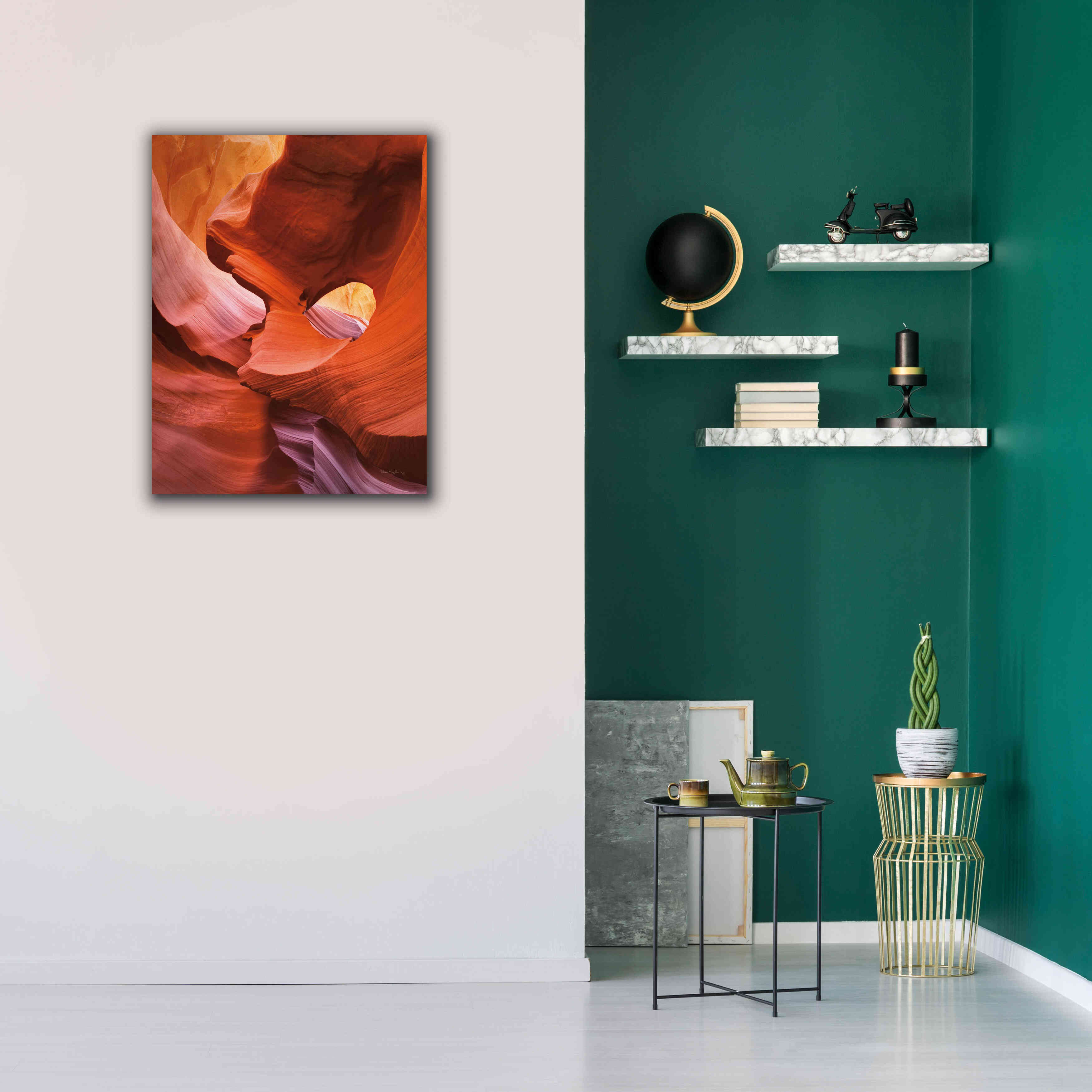 'Lower Antelope Canyon IV Crop' by Alan Majchrowicz,Giclee Canvas Wall Art,26x34