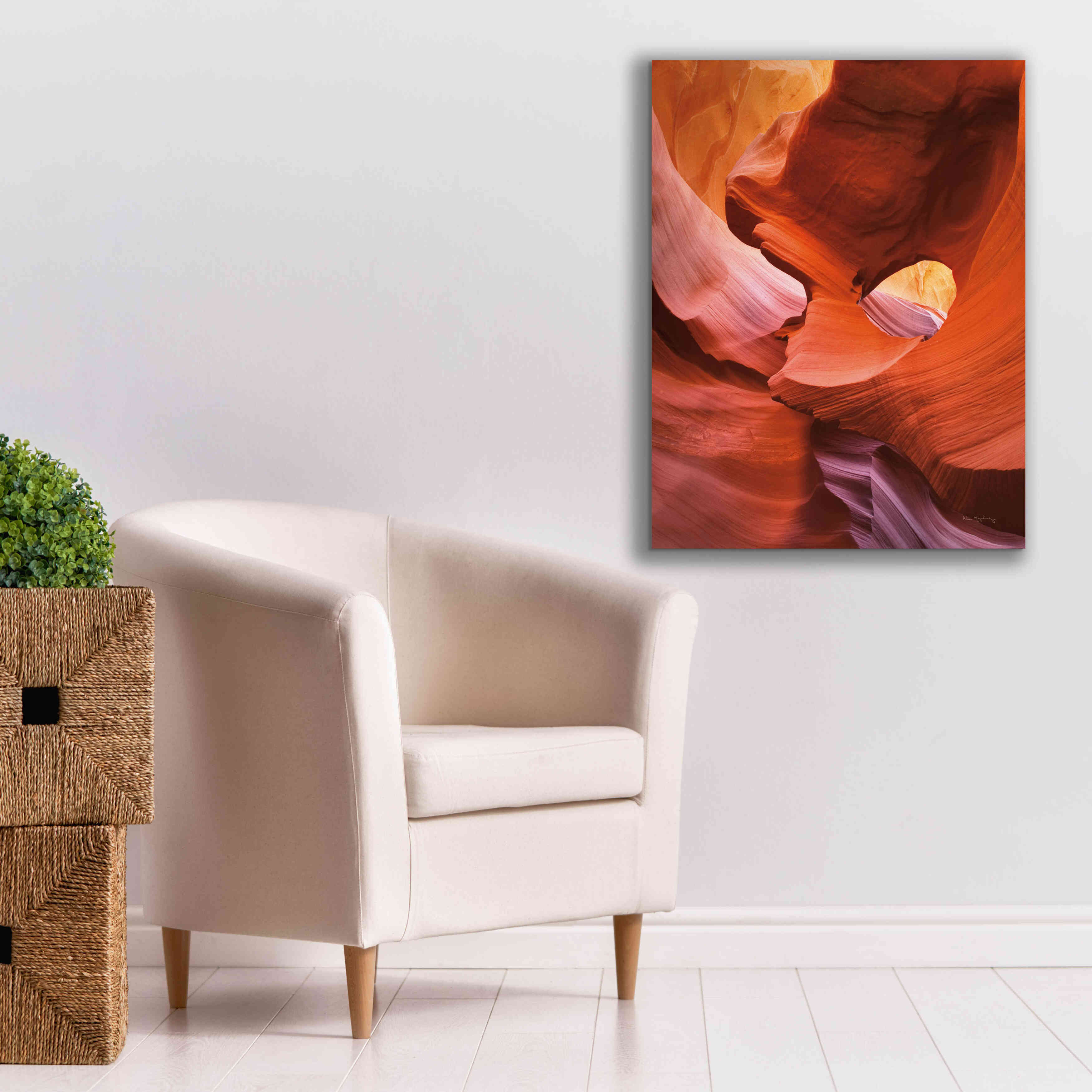 'Lower Antelope Canyon IV Crop' by Alan Majchrowicz,Giclee Canvas Wall Art,26x34