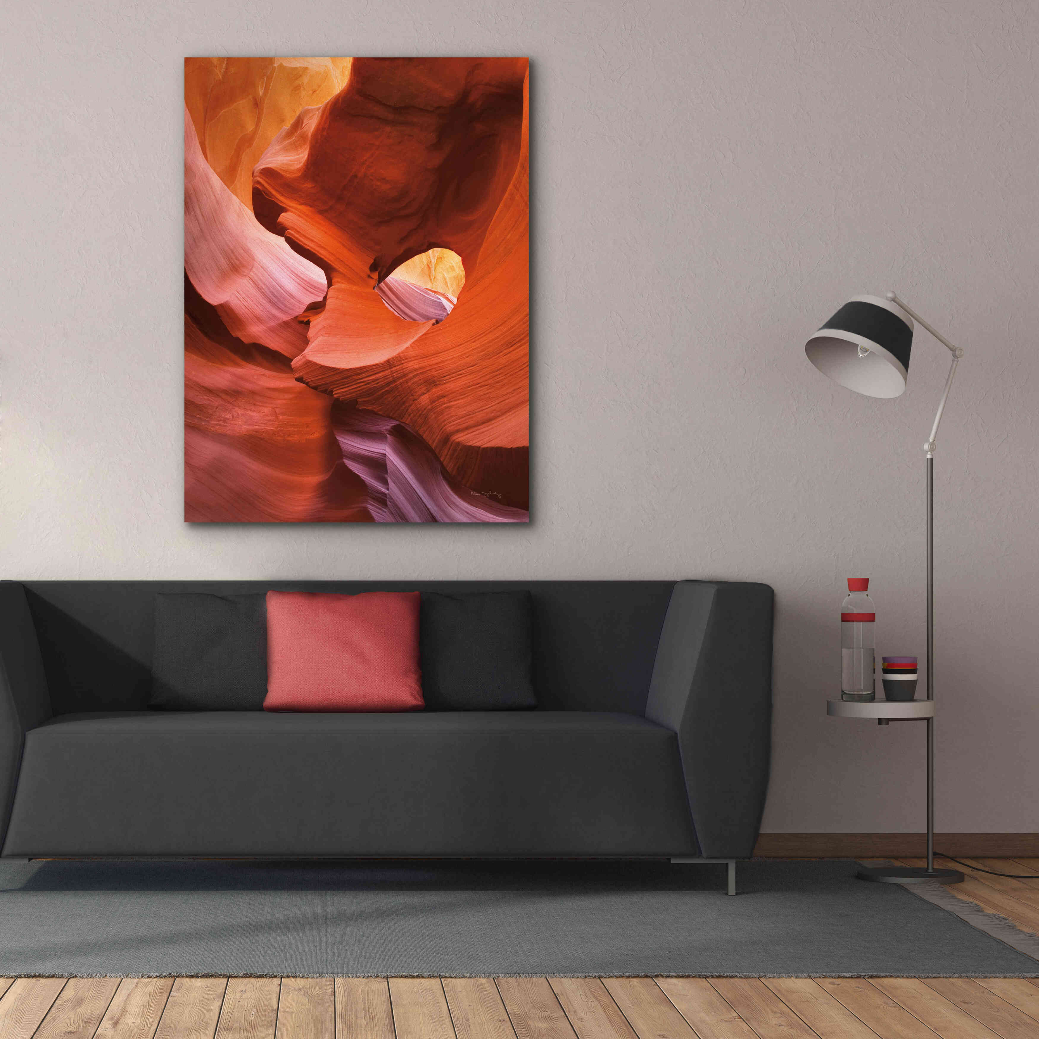 'Lower Antelope Canyon IV Crop' by Alan Majchrowicz,Giclee Canvas Wall Art,40x54