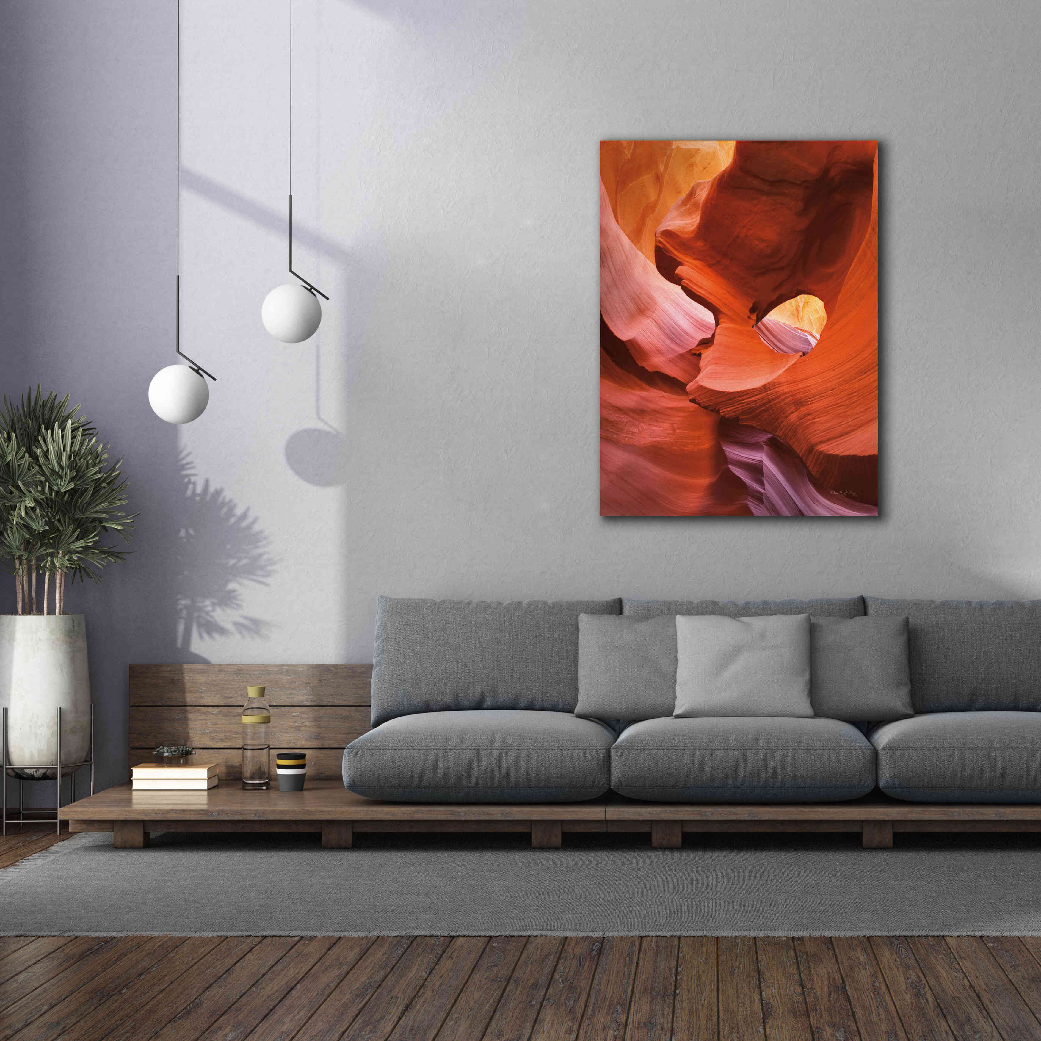'Lower Antelope Canyon IV Crop' by Alan Majchrowicz,Giclee Canvas Wall Art,40x54