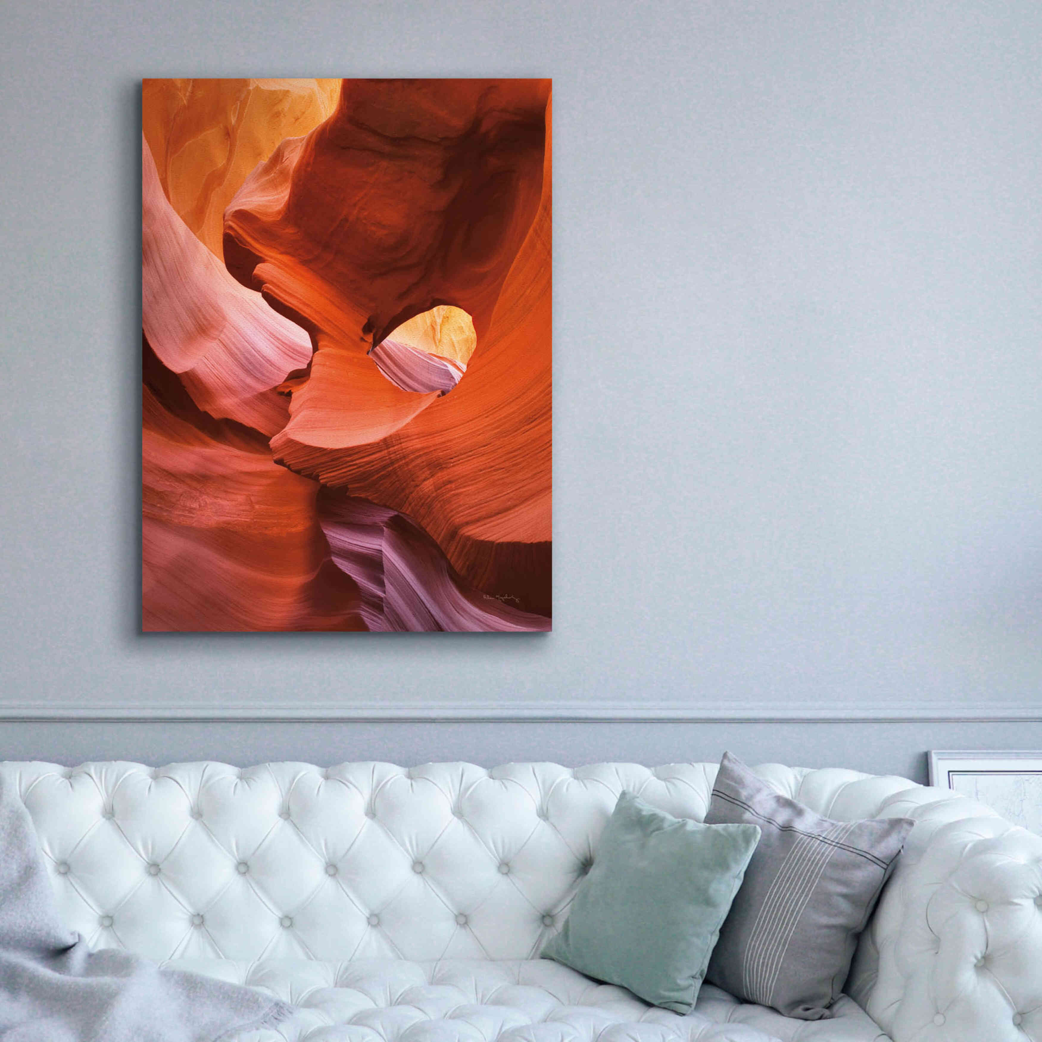 'Lower Antelope Canyon IV Crop' by Alan Majchrowicz,Giclee Canvas Wall Art,40x54