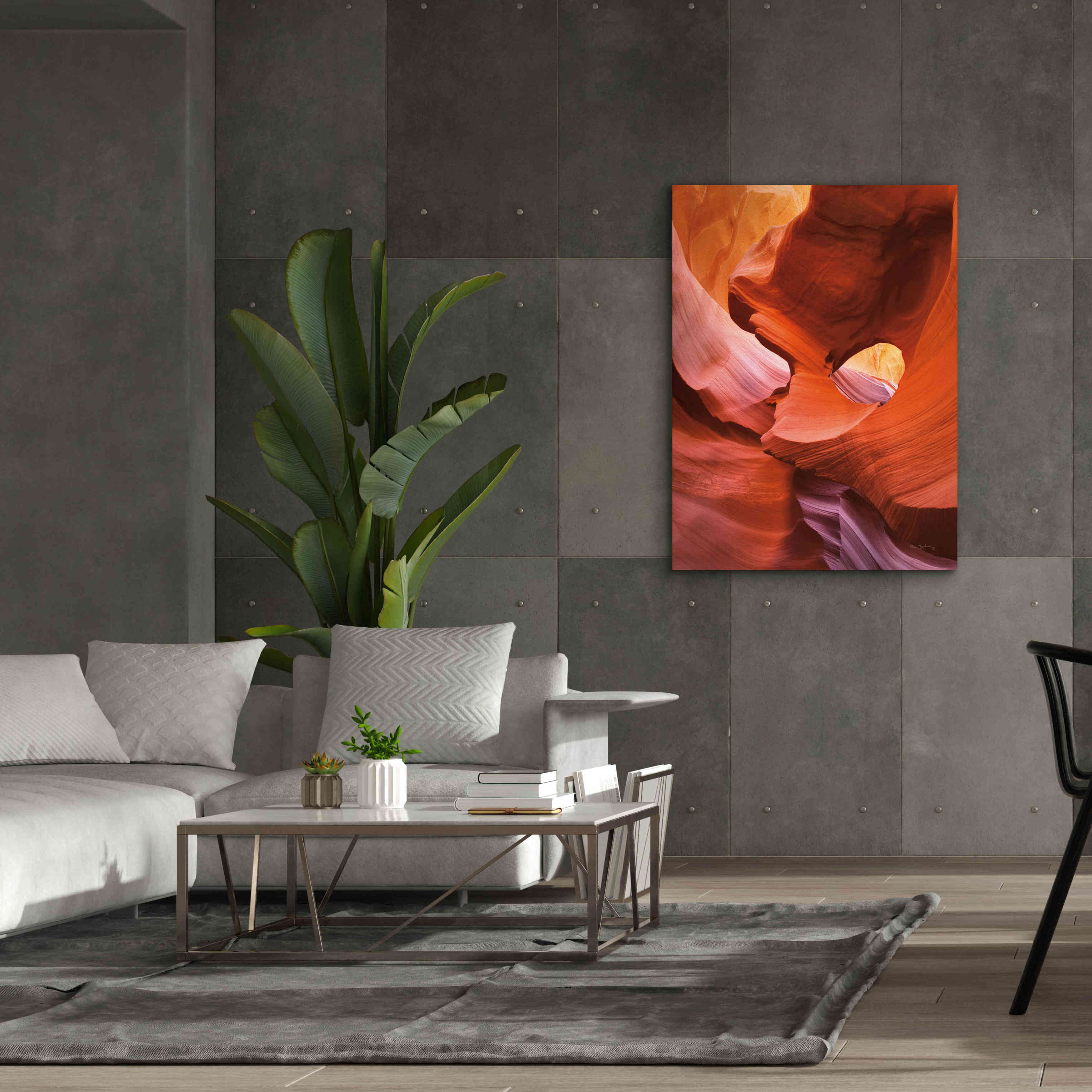 'Lower Antelope Canyon IV Crop' by Alan Majchrowicz,Giclee Canvas Wall Art,40x54