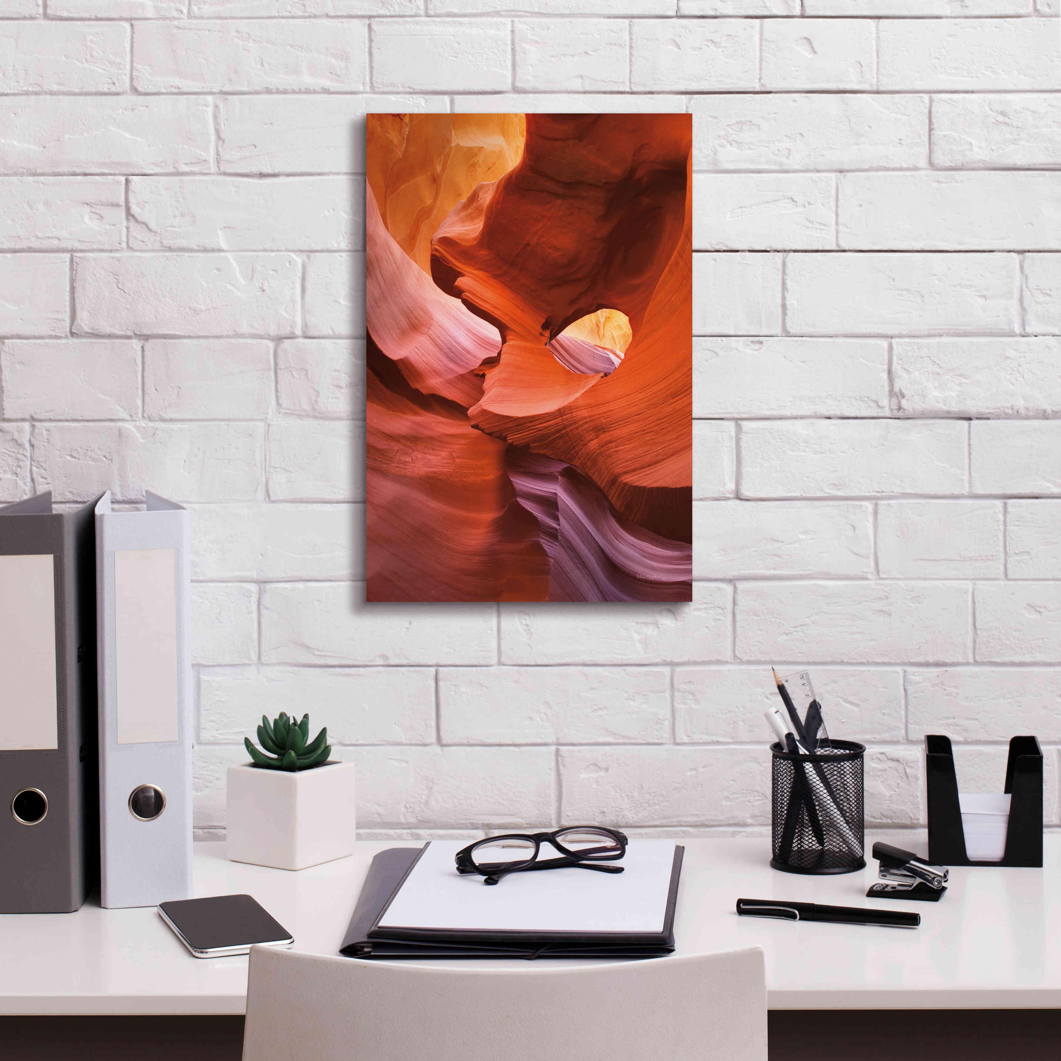 'Lower Antelope Canyon IV' by Alan Majchrowicz,Giclee Canvas Wall Art,12x18