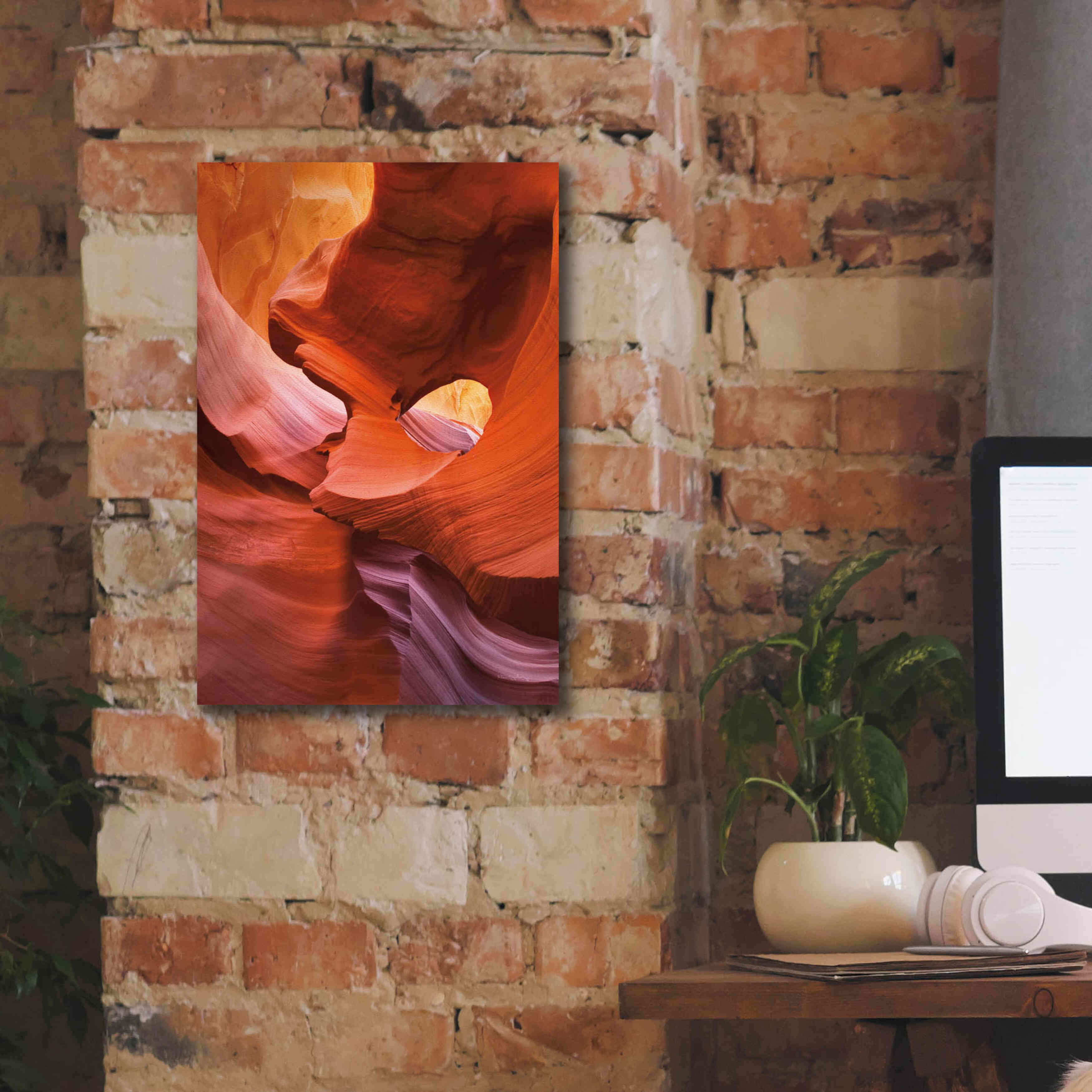 'Lower Antelope Canyon IV' by Alan Majchrowicz,Giclee Canvas Wall Art,12x18