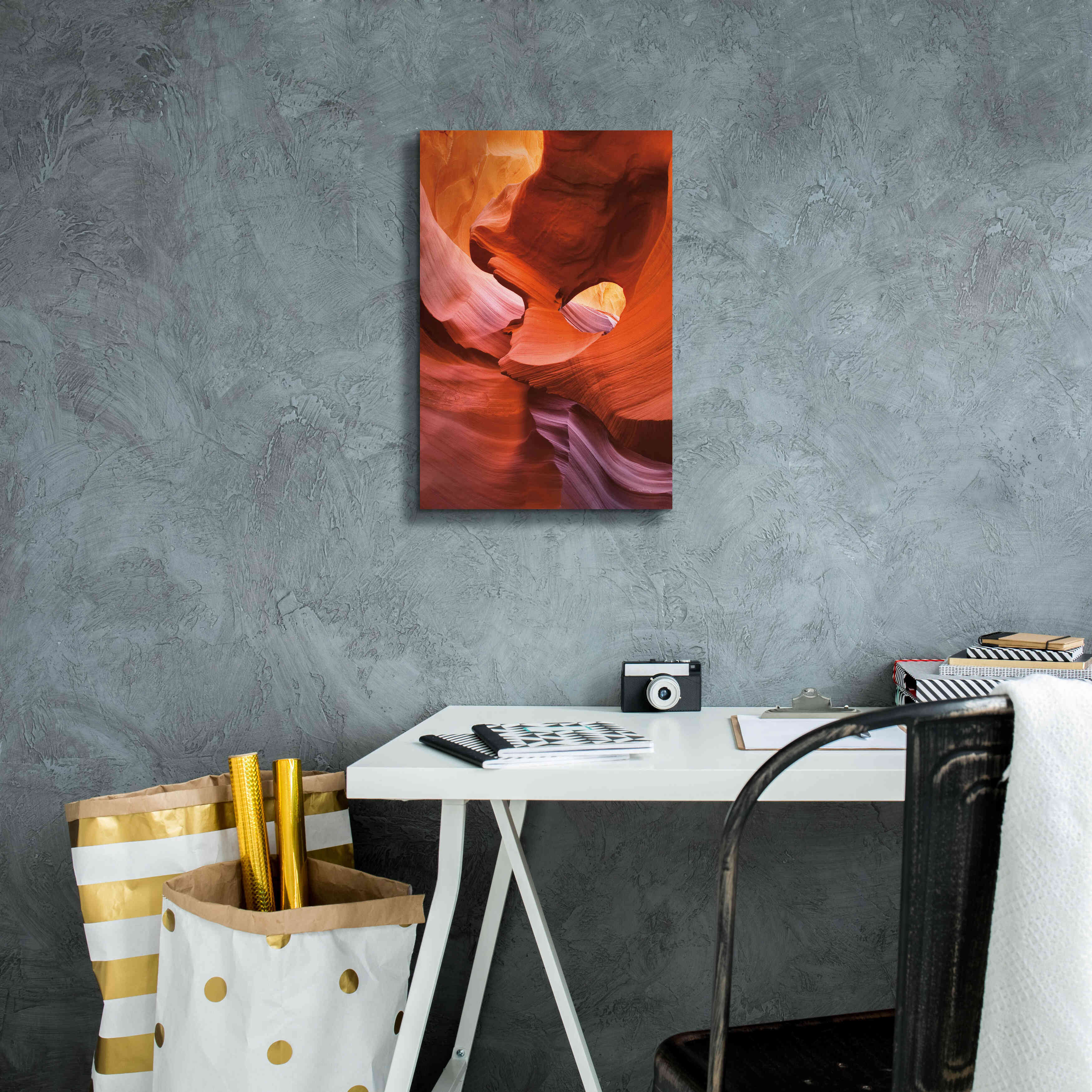 'Lower Antelope Canyon IV' by Alan Majchrowicz,Giclee Canvas Wall Art,12x18