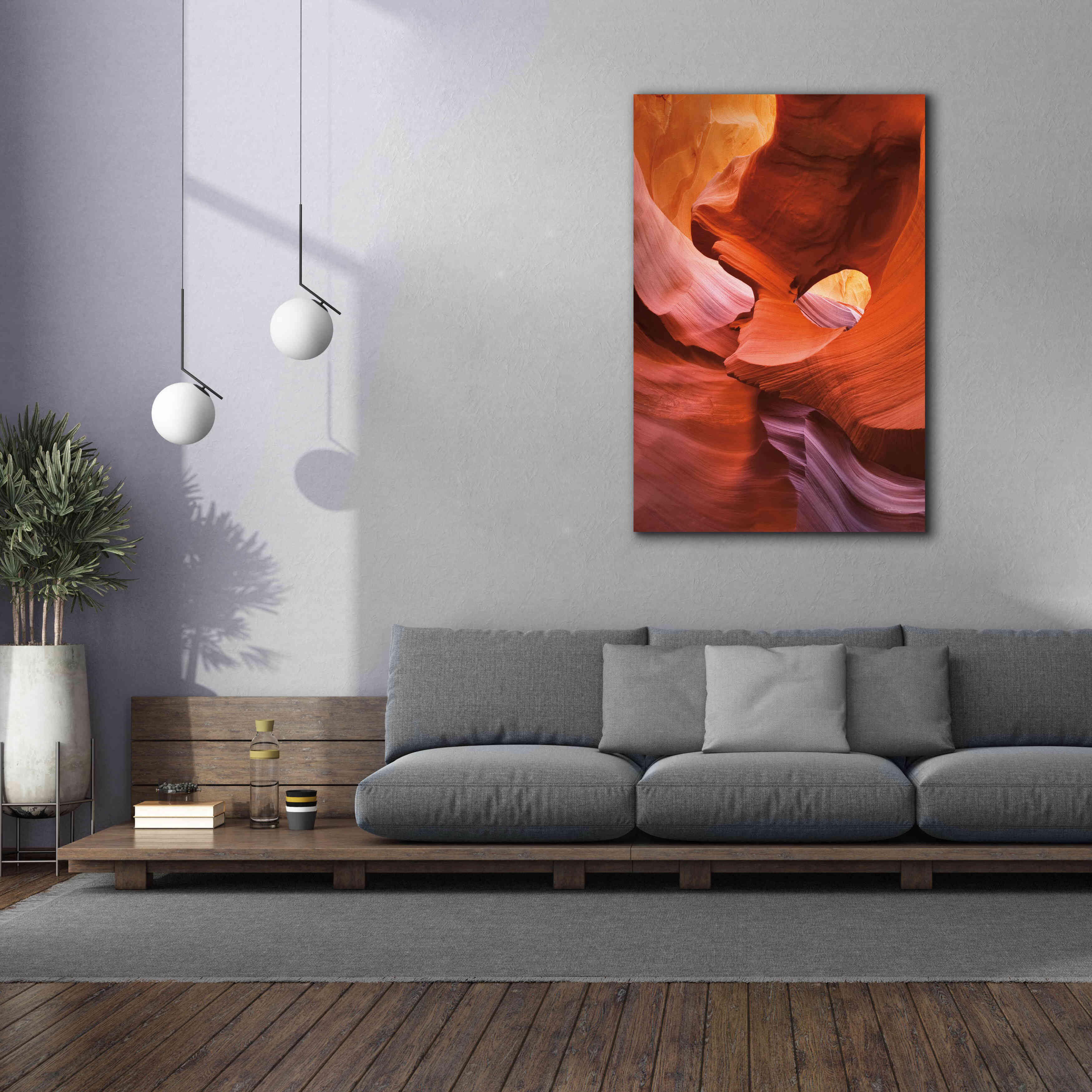 'Lower Antelope Canyon IV' by Alan Majchrowicz,Giclee Canvas Wall Art,40x60