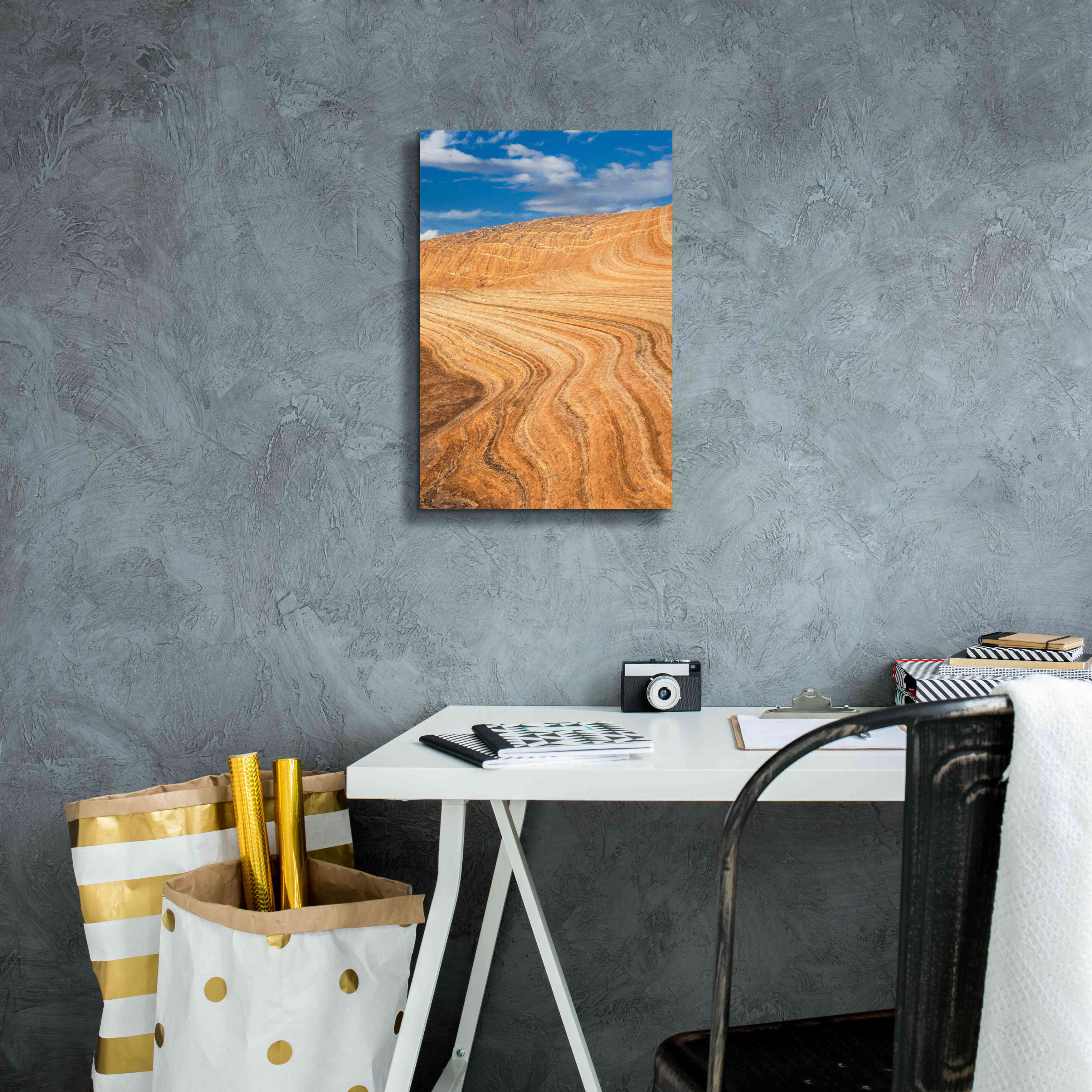 'Coyote Buttes V' by Alan Majchrowicz,Giclee Canvas Wall Art,12x18